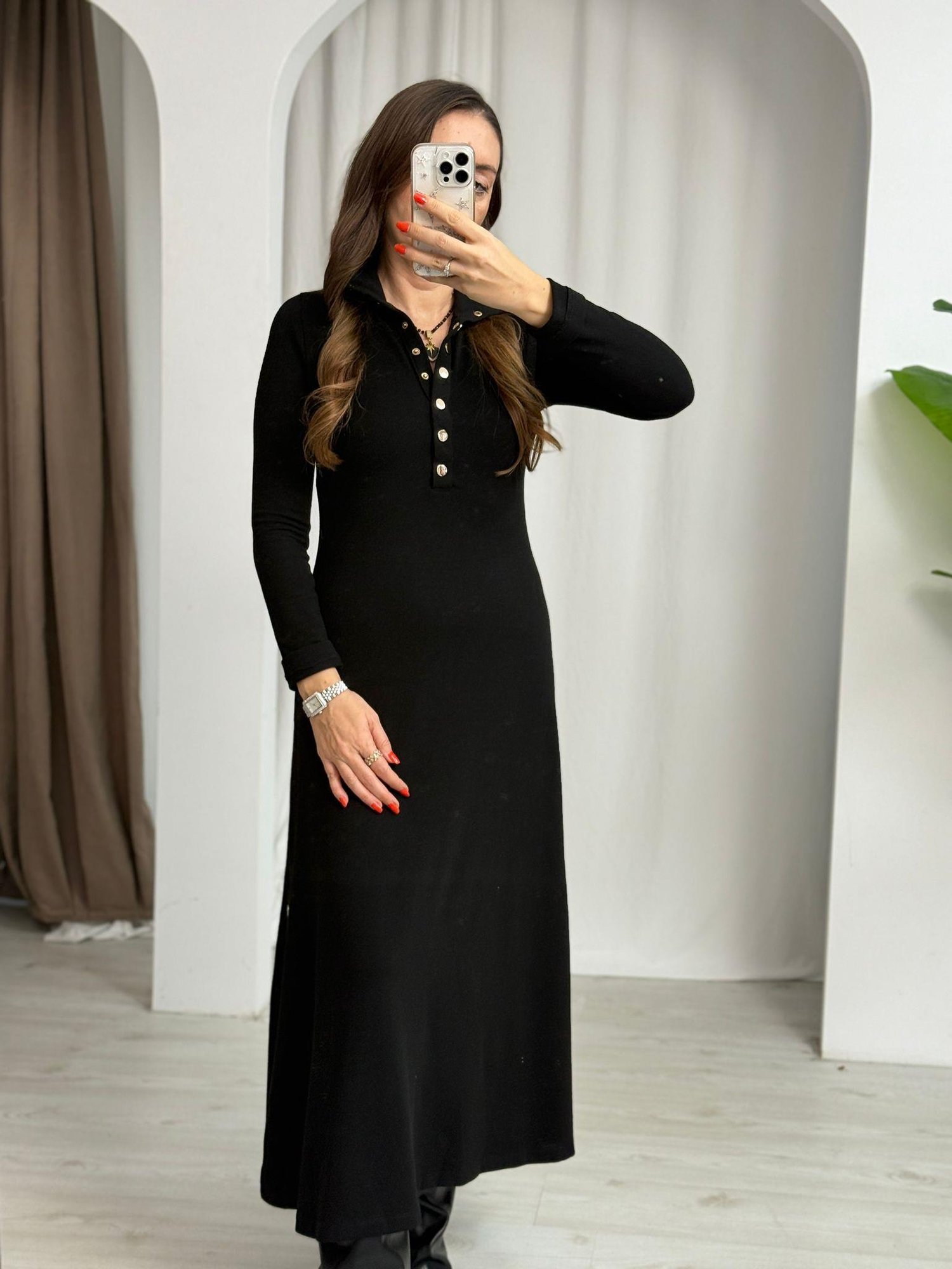 ÇITÇIT DETAYLI  ELBİSE