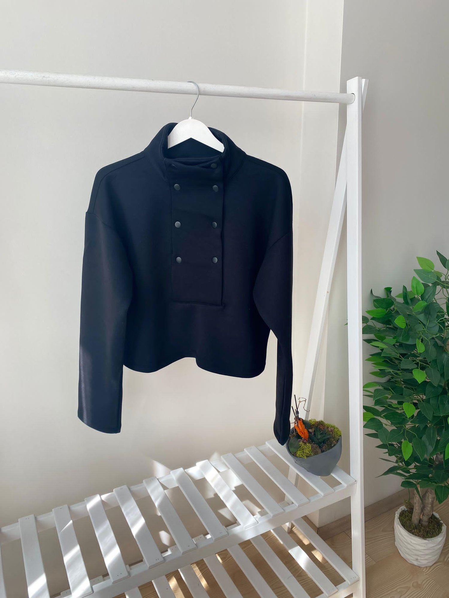 Çıtçıt Yakalı Sweat