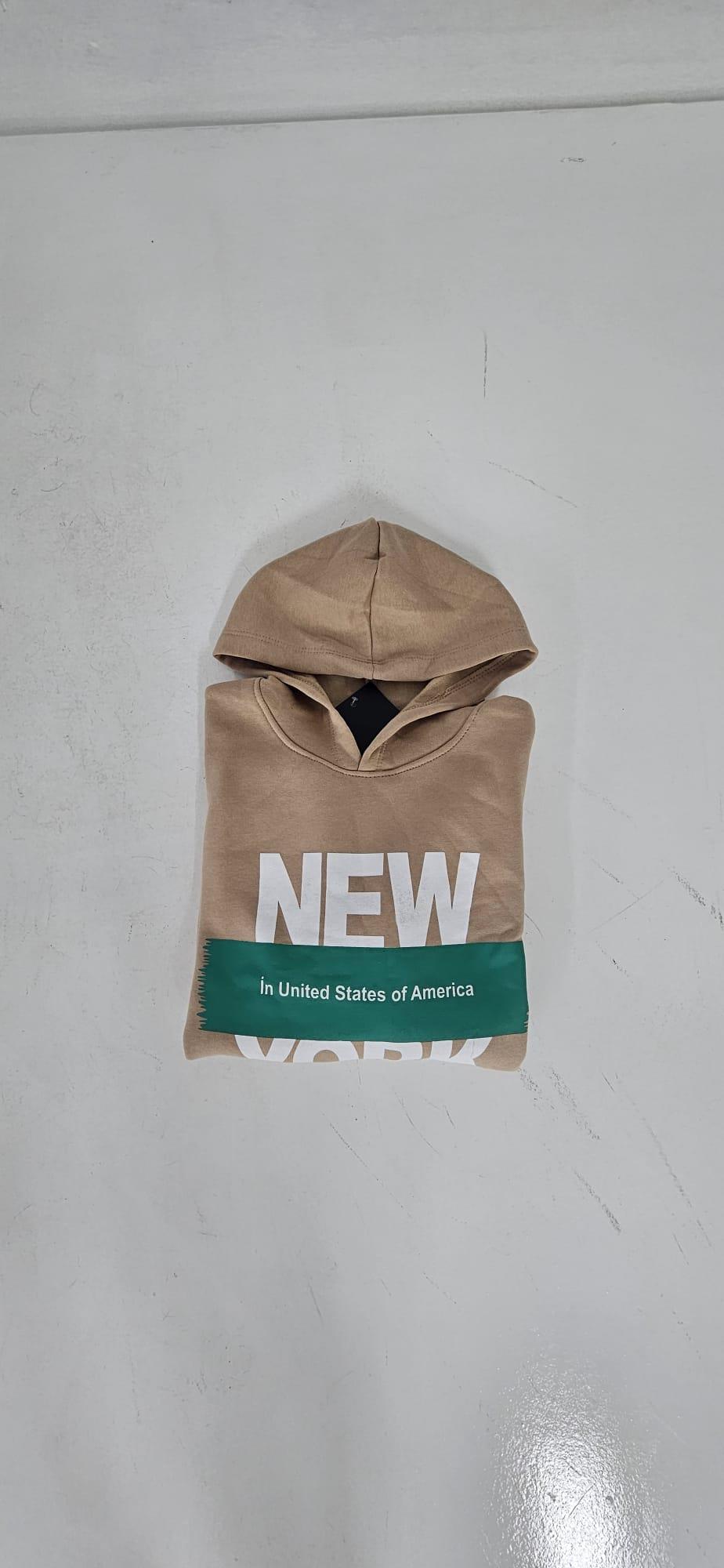 Kahverengi  Sweat Yeşil  Yazılı 