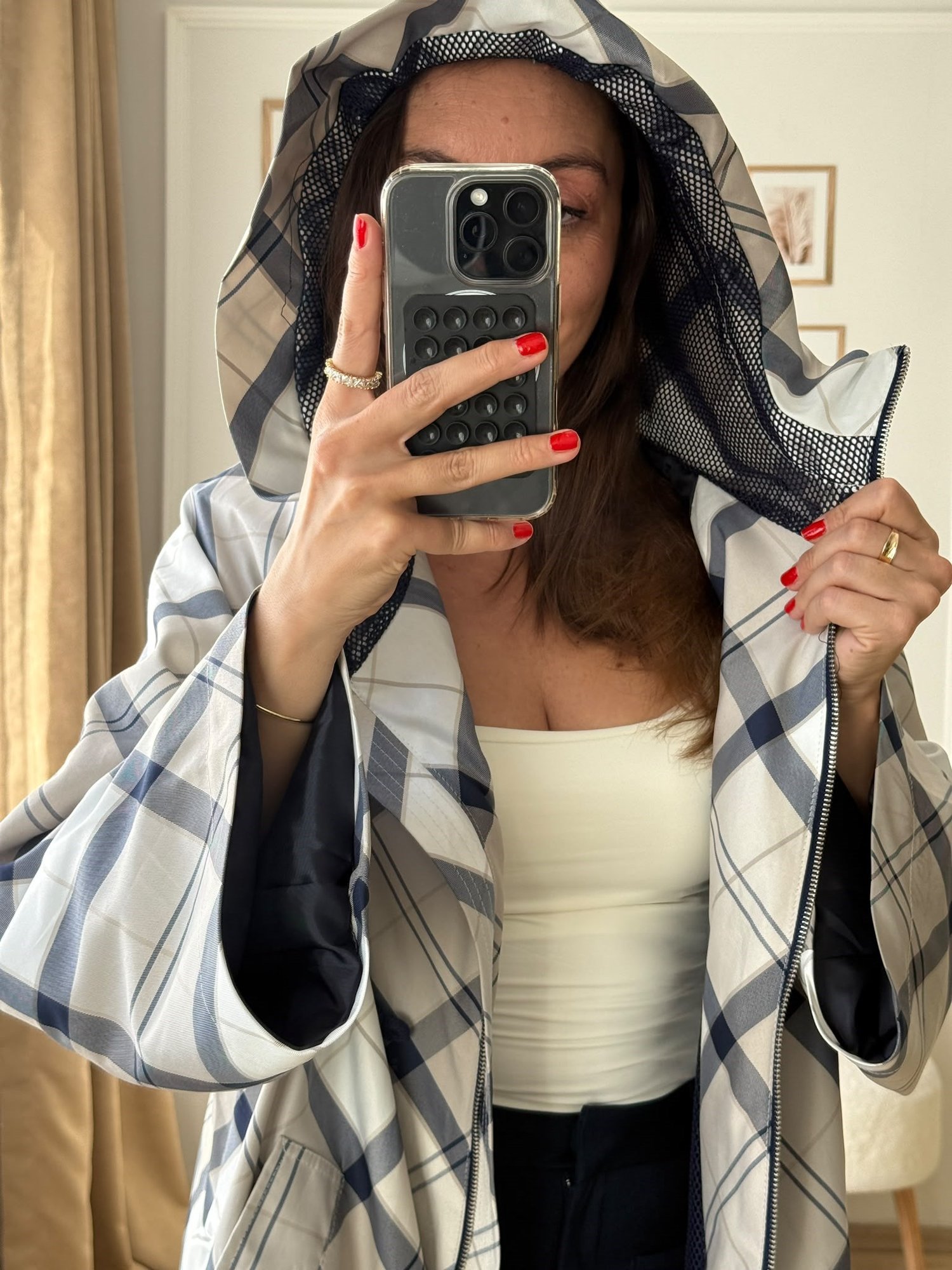 Kinsale Tartan Showerproof Ceket