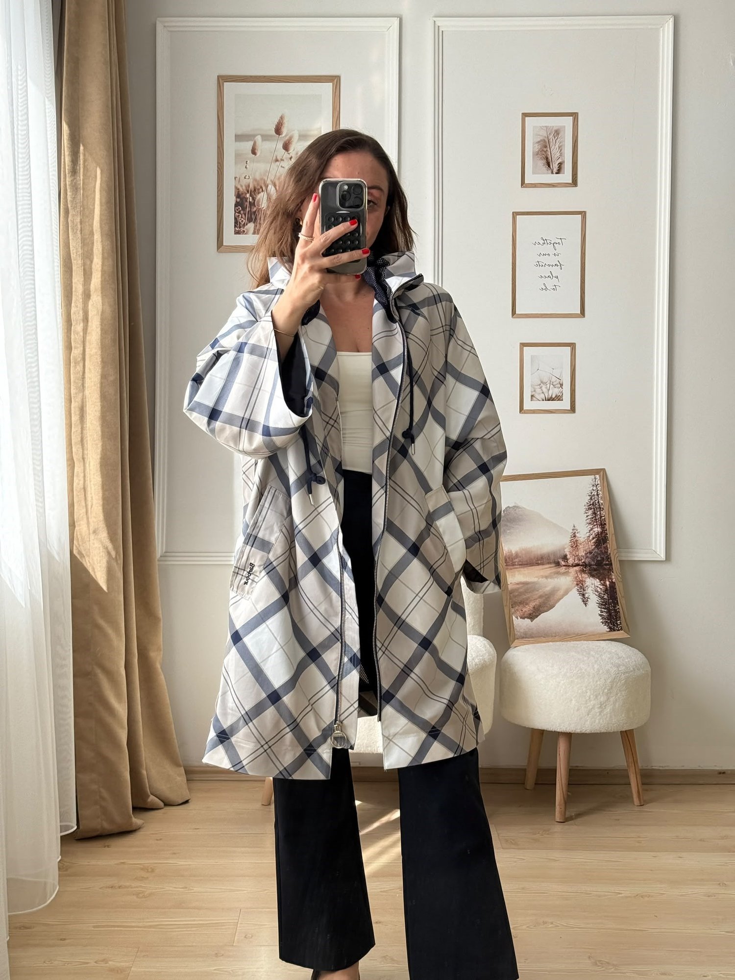 Kinsale Tartan Showerproof Ceket