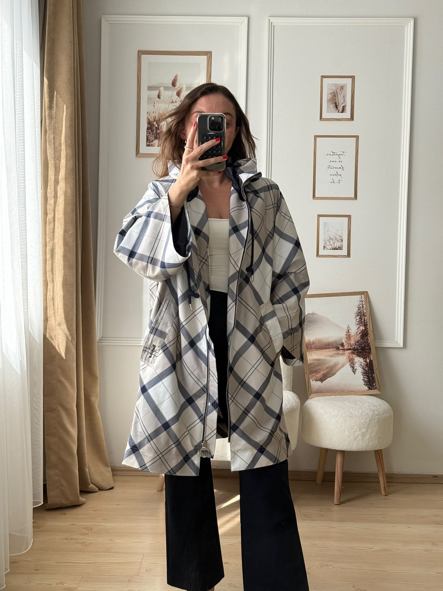 Kinsale Tartan Showerproof Ceket