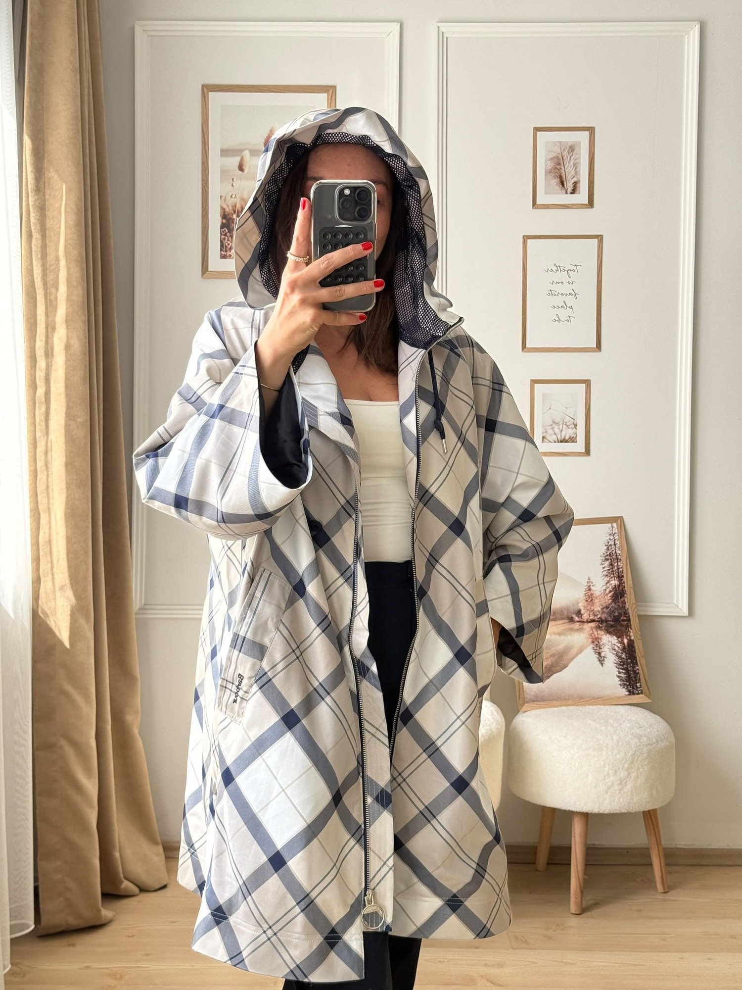 Kinsale Tartan Showerproof Ceket