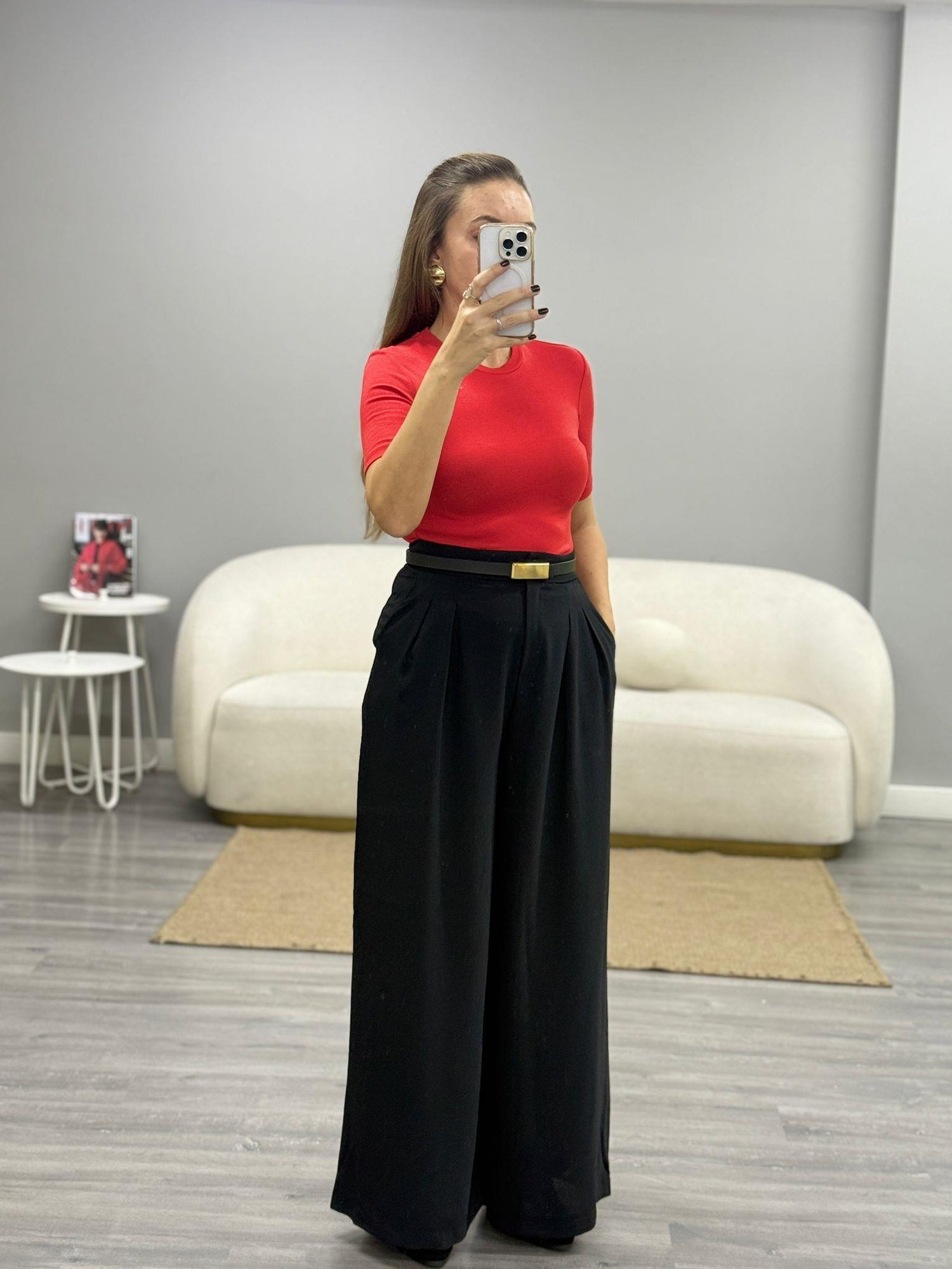 Kırmızı Yarım Kol Body