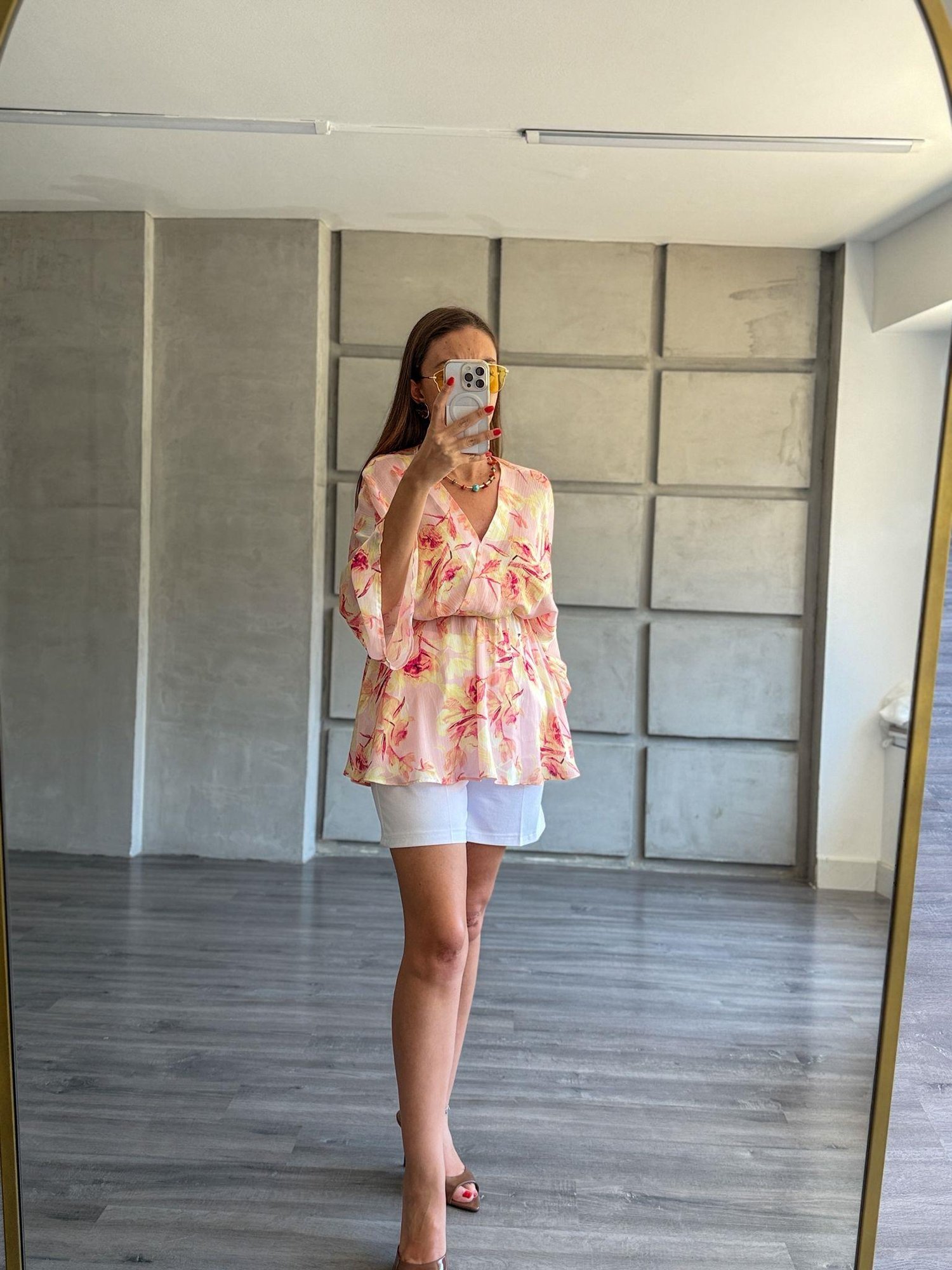 Saten Kimono Bluz