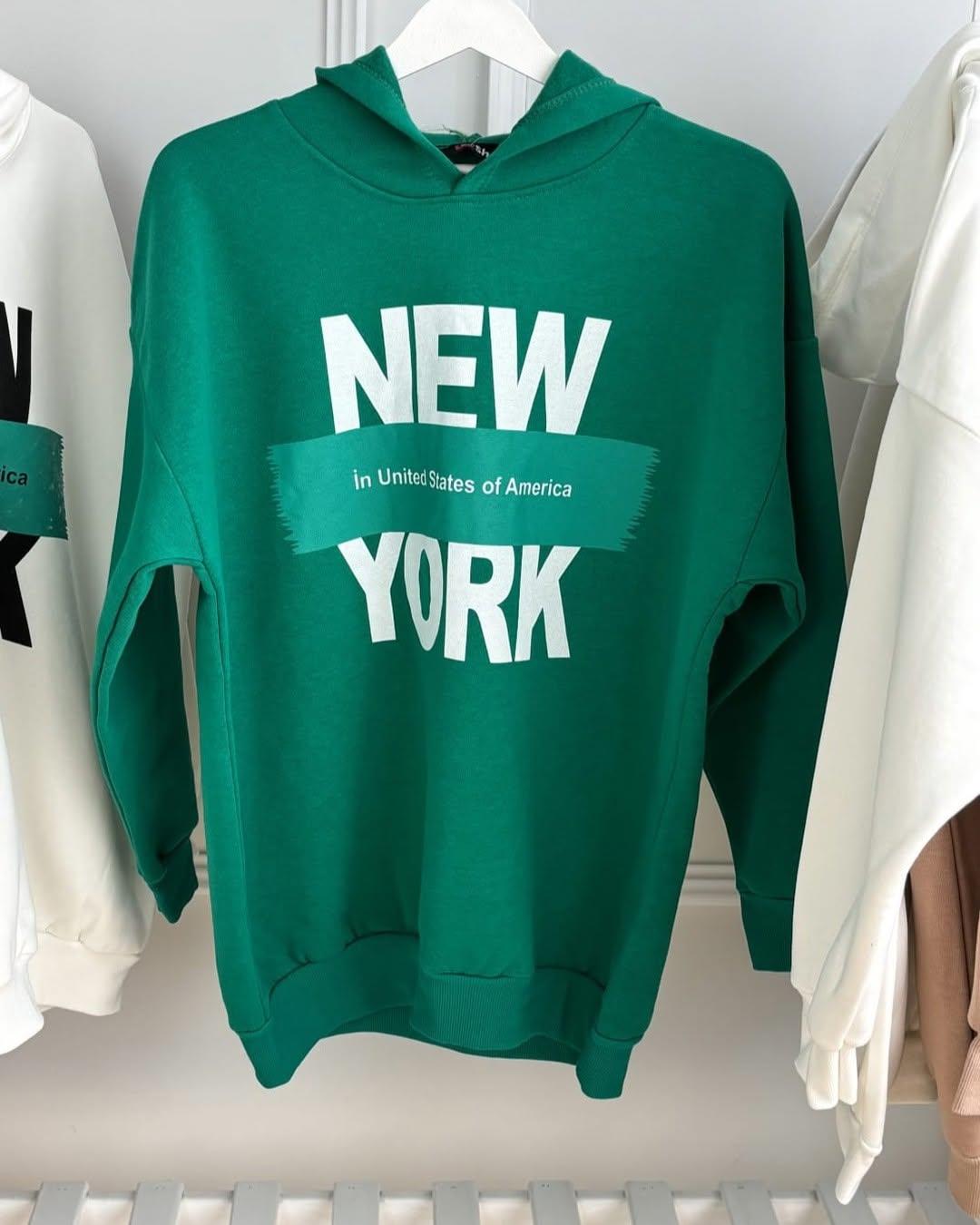 Yeşil Sweat Beyaz Yazılı 