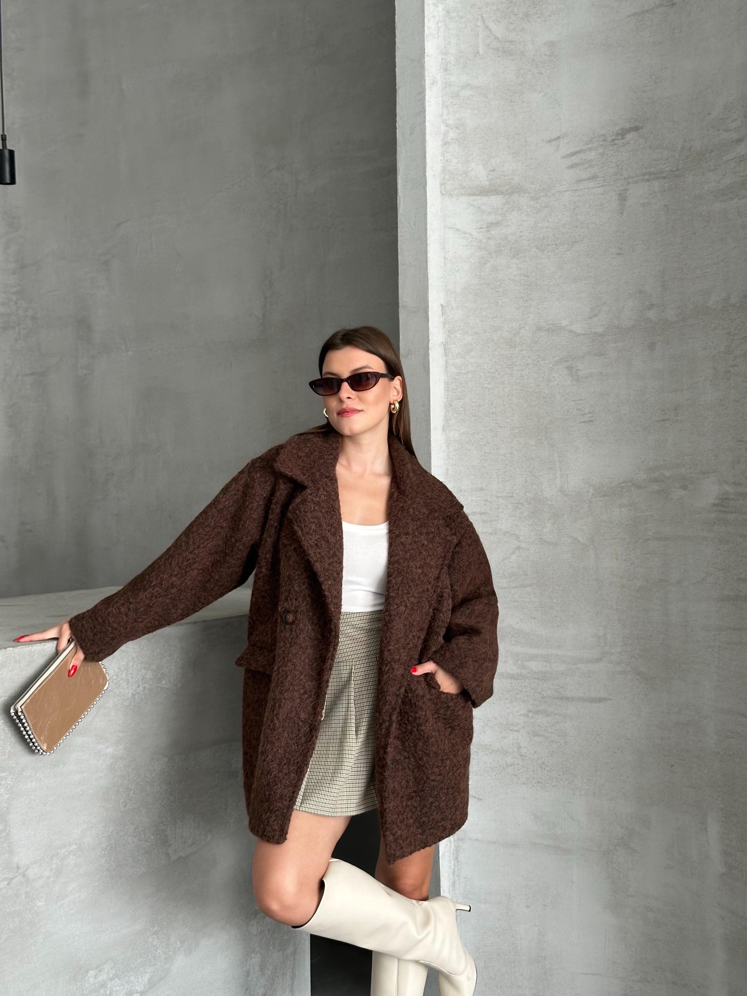 Oversize Astarli Kaban