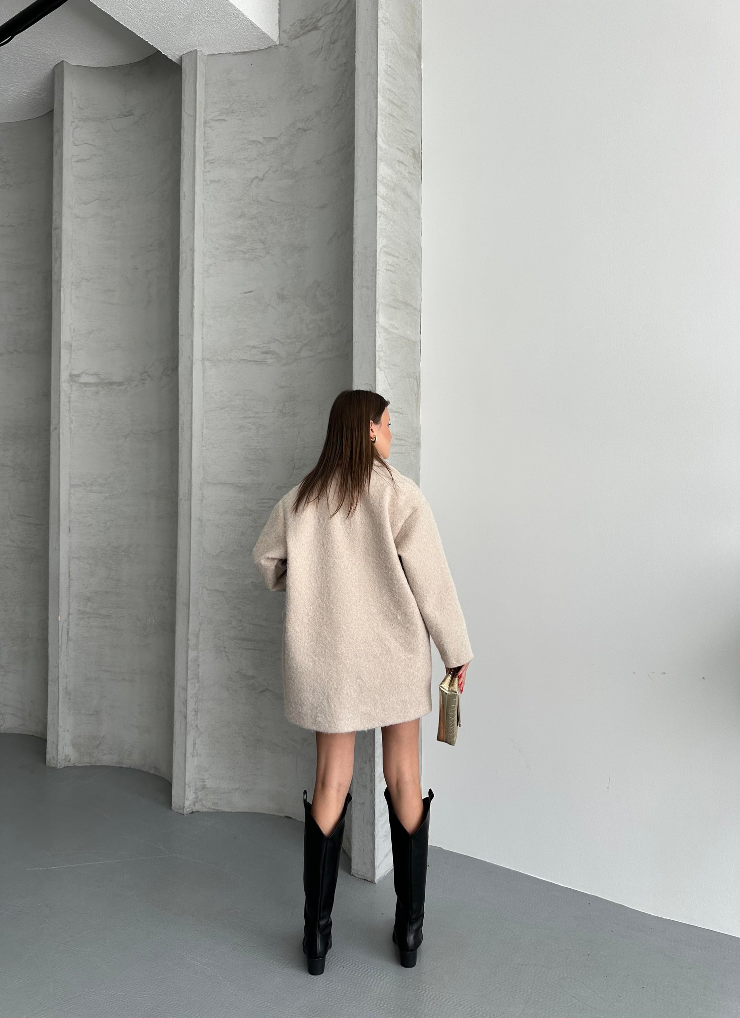 Oversize Astarli Kaban