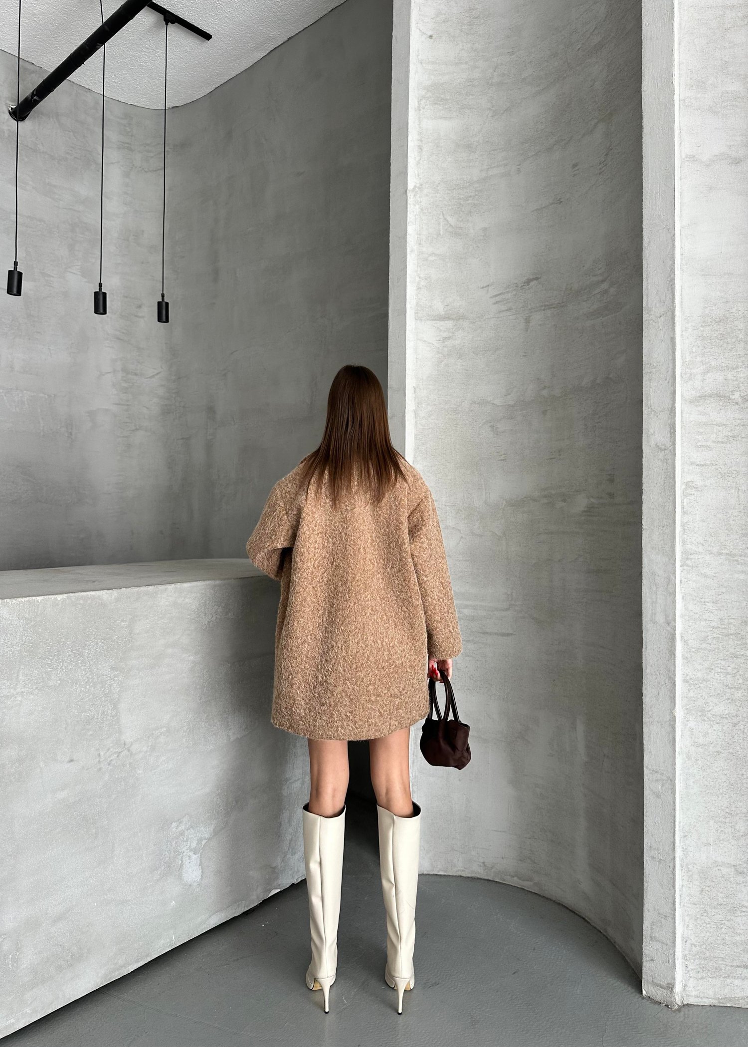 Oversize Astarli Kaban