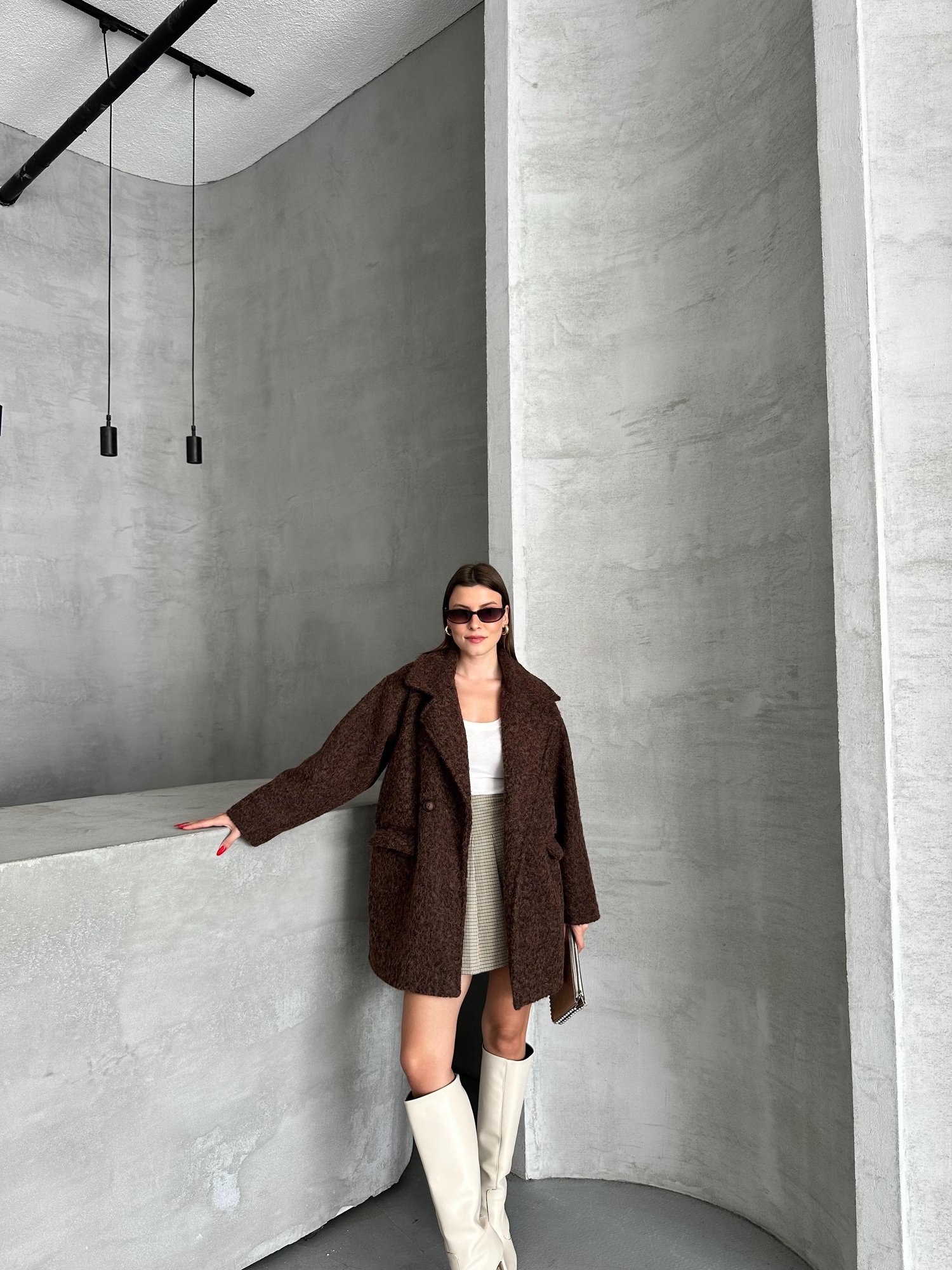Oversize Astarli Kaban