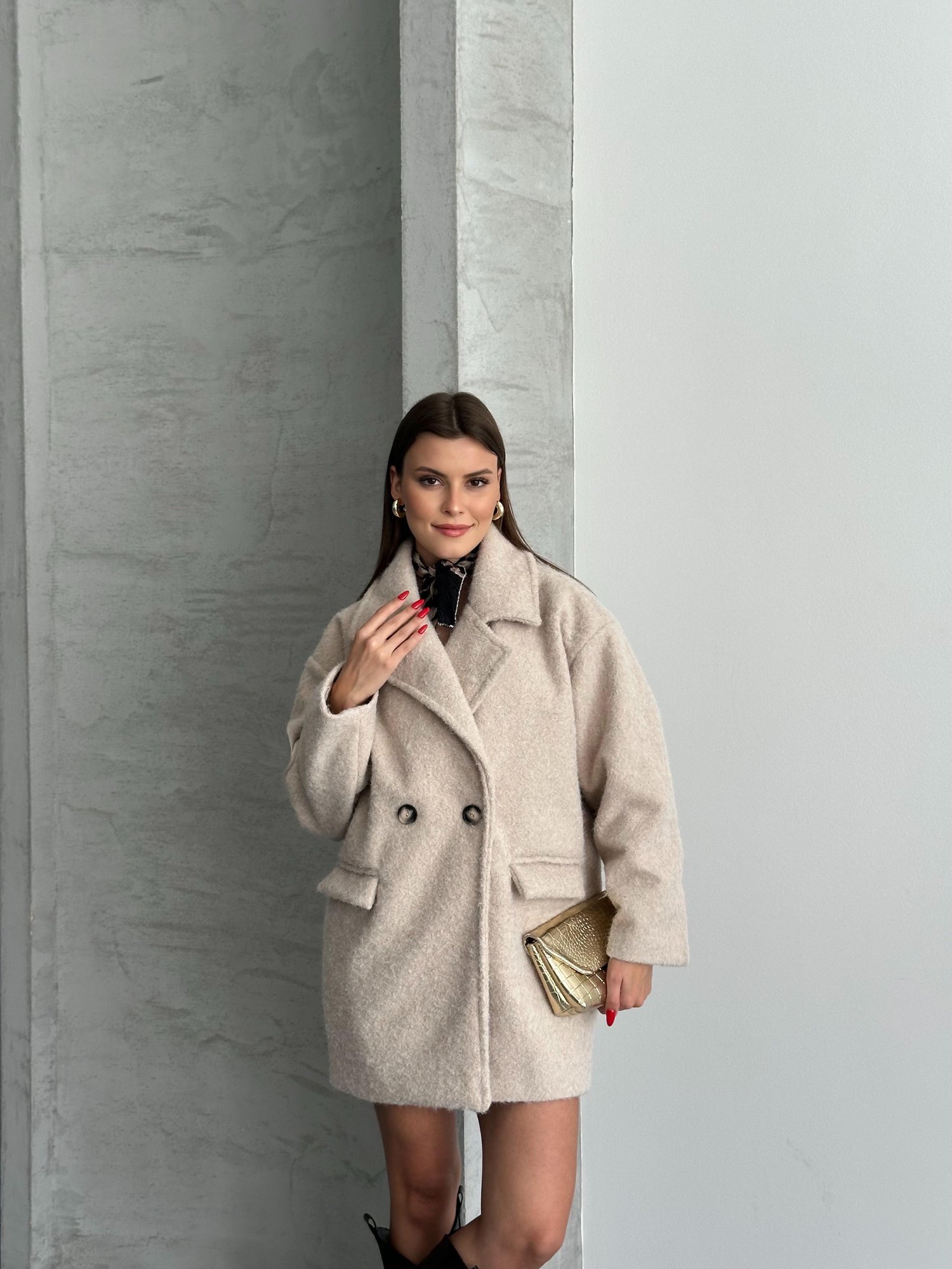 Oversize Astarli Kaban
