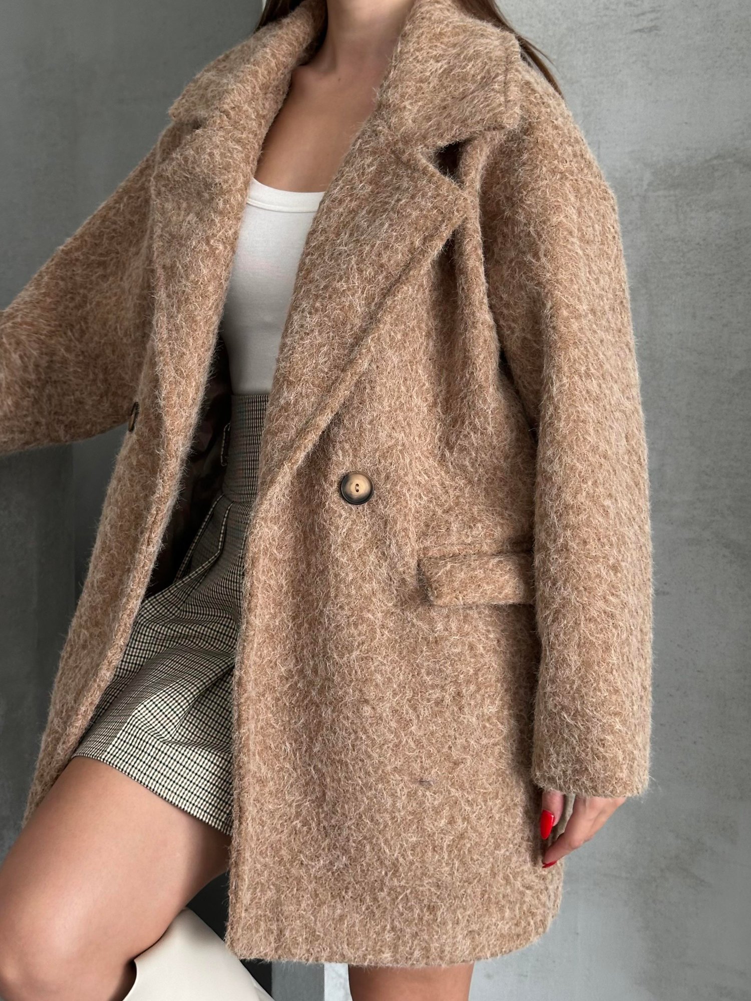 Oversize Astarli Kaban