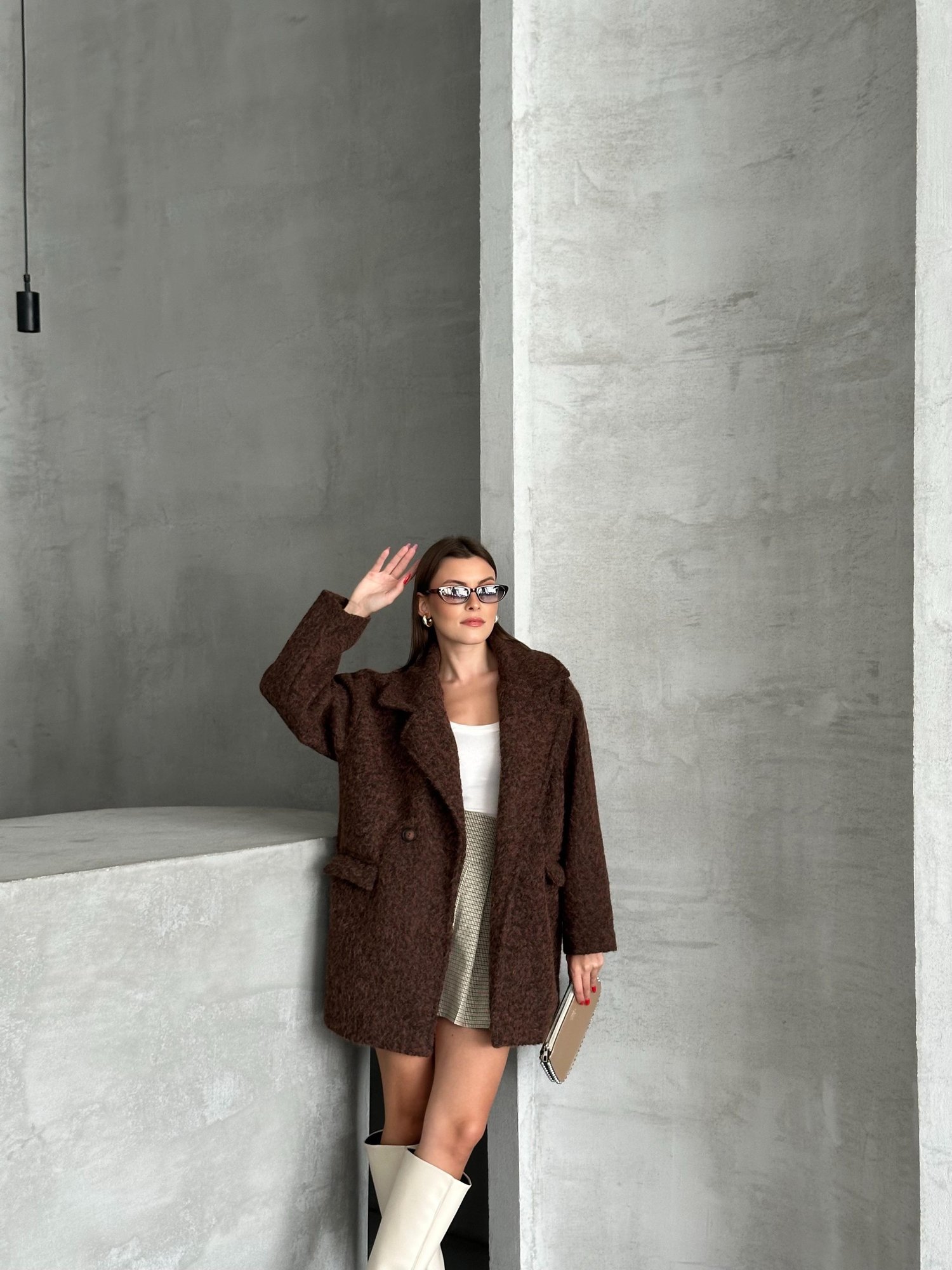 Oversize Astarli Kaban