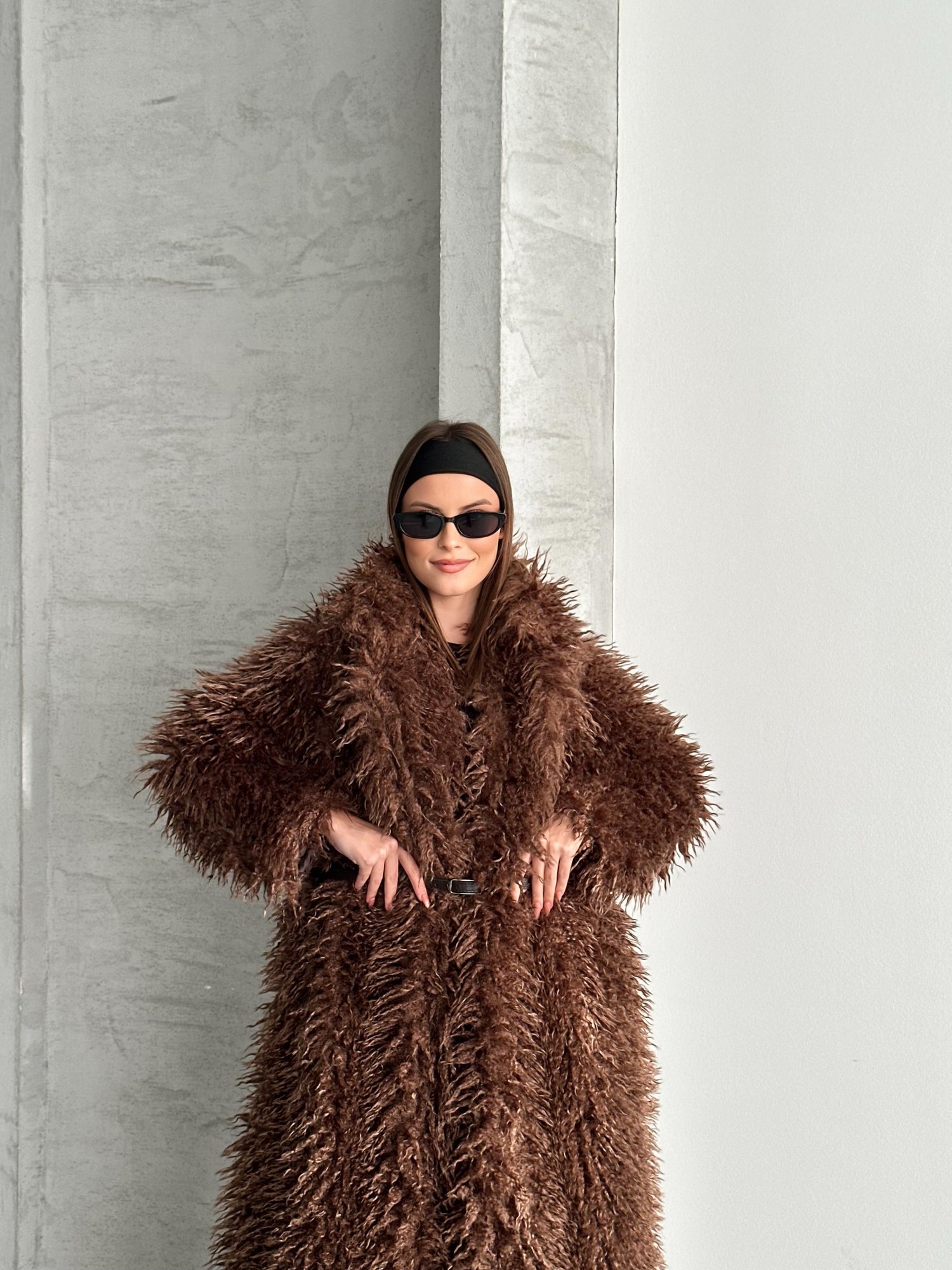 Oversize Uzun Pelus Kürk