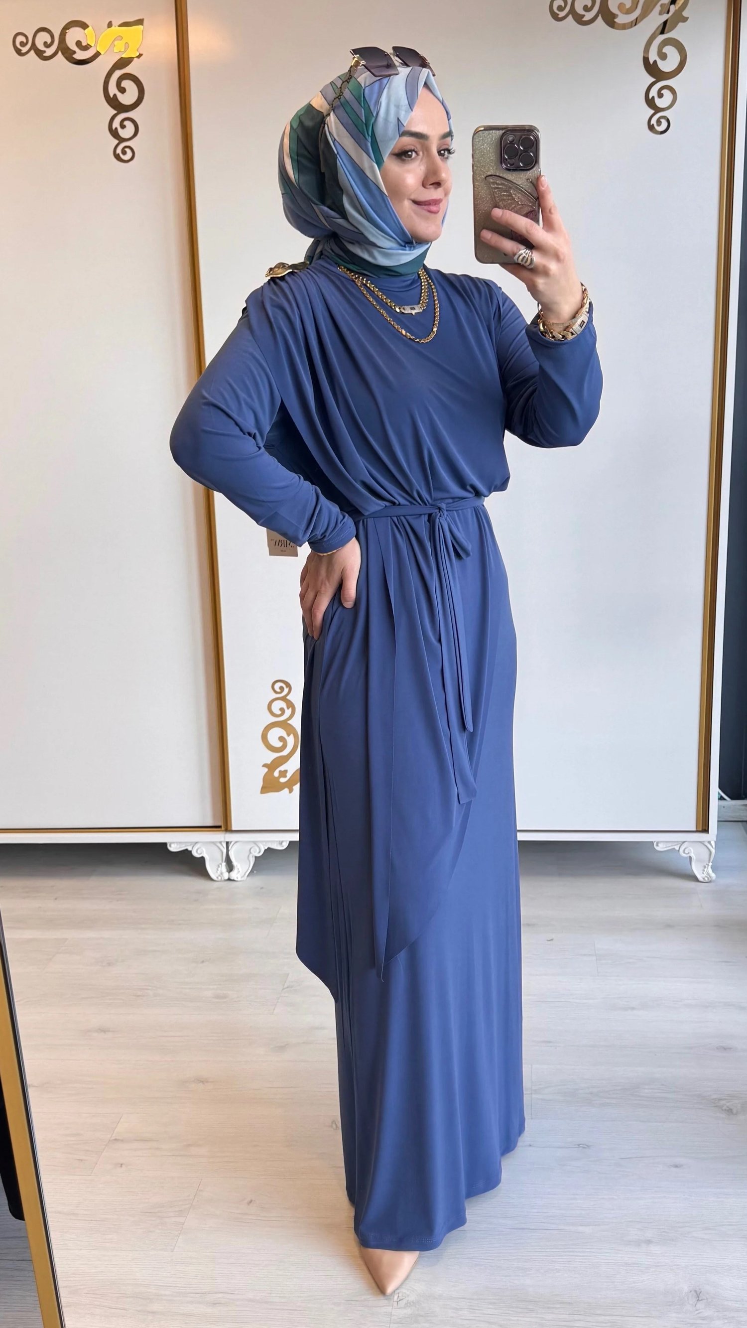 Doha Elbise Mavi - 1218