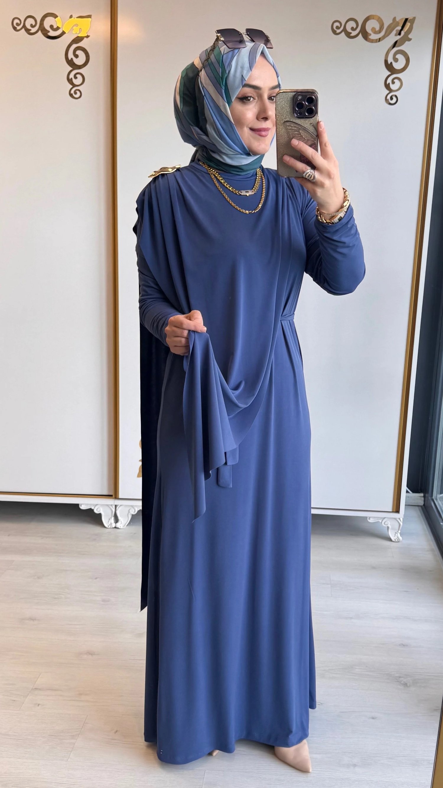 Doha Elbise Mavi - 1218