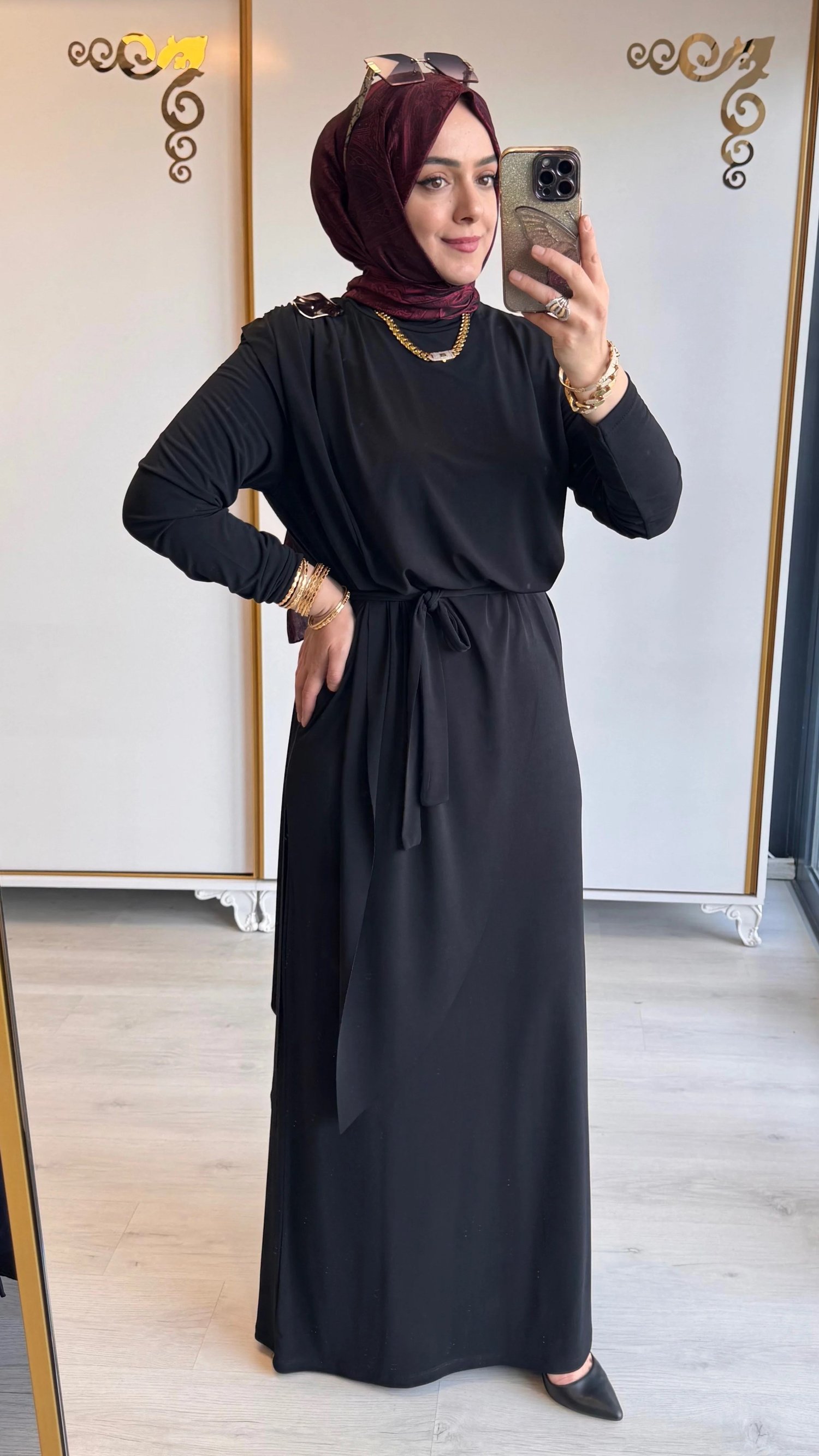 Doha Elbise Siyah - 1220
