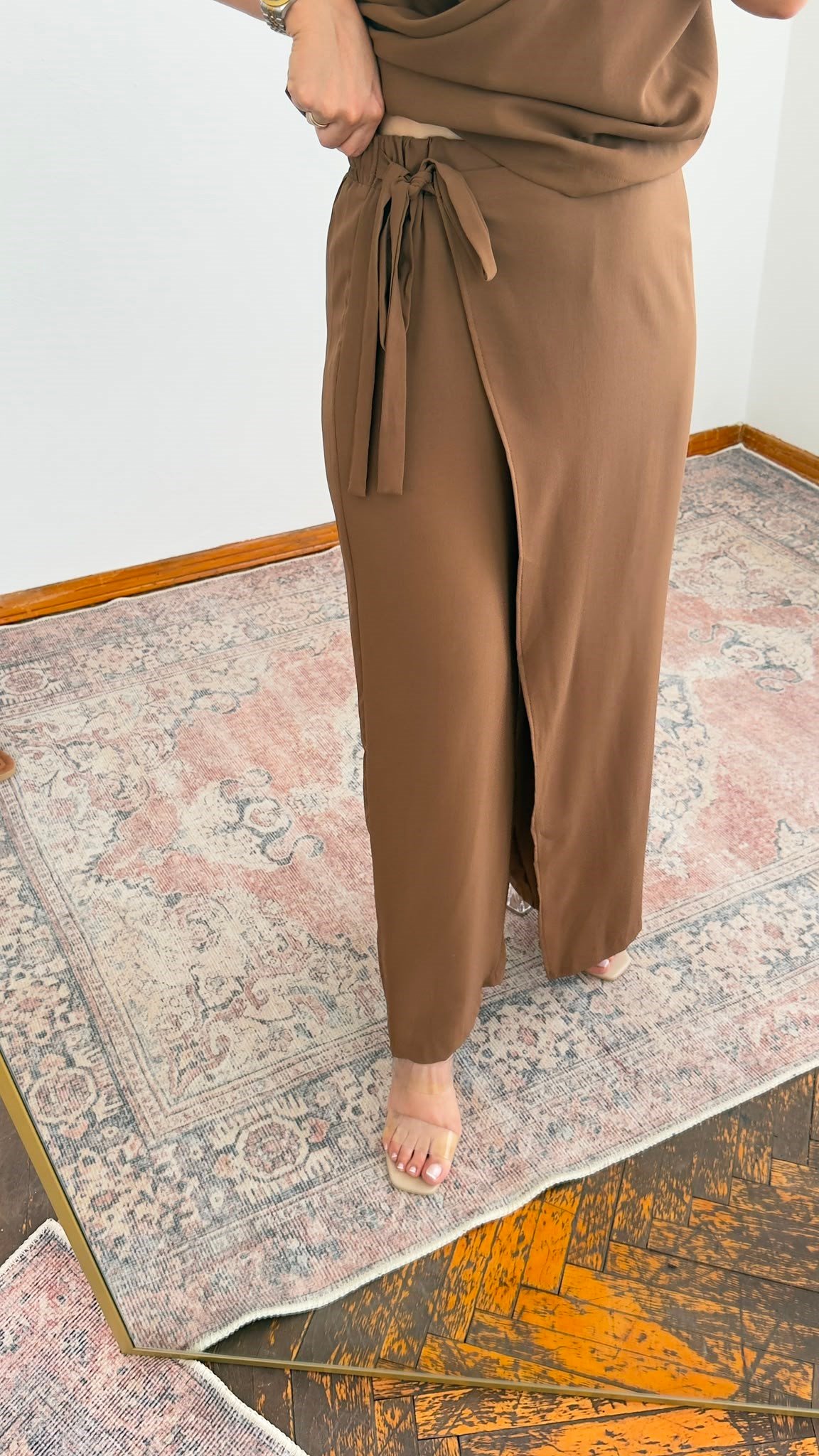 Bluz Pantolon Takım Yağ Yeşili