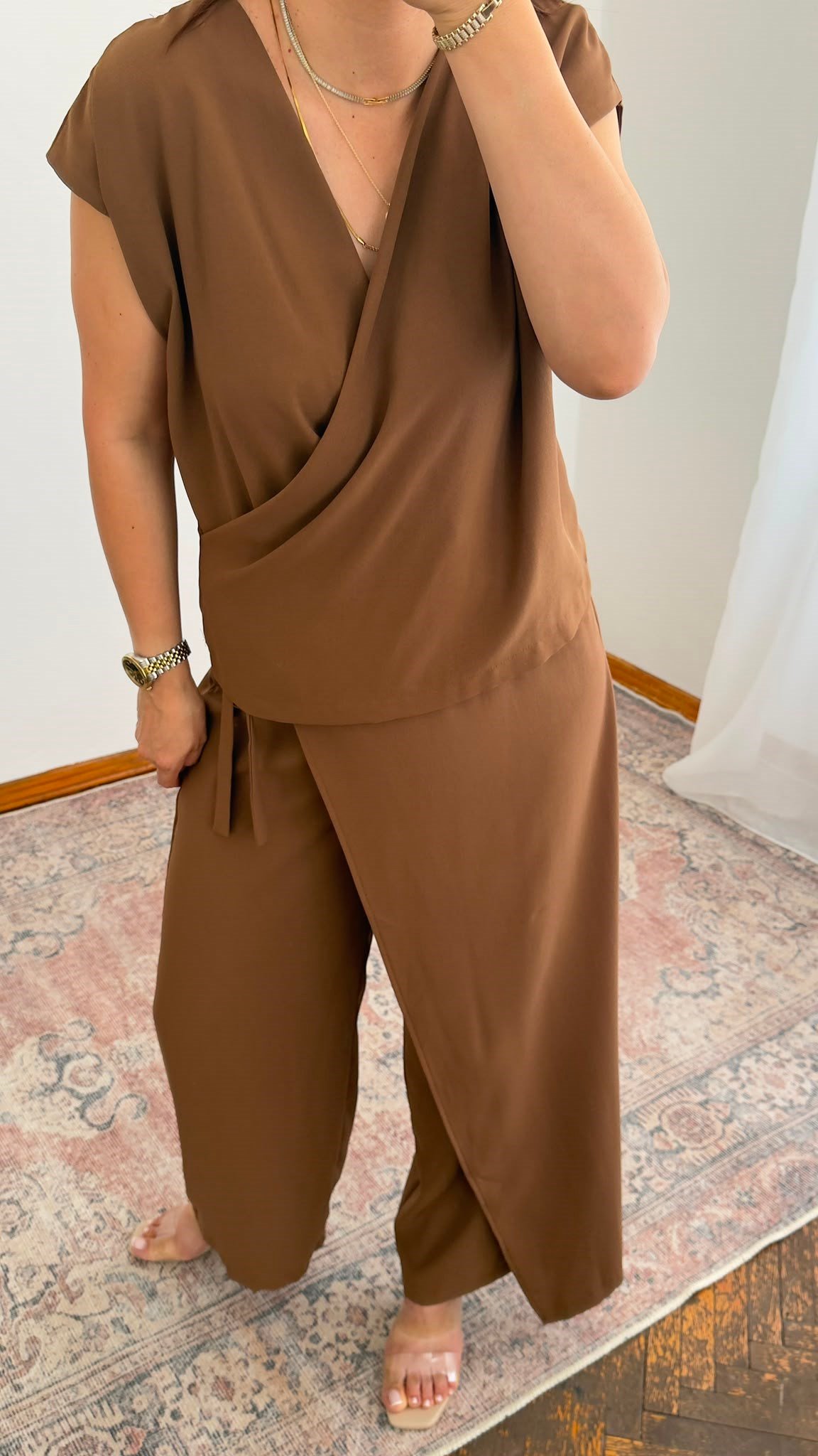 Bluz Pantolon Takım Yağ Yeşili