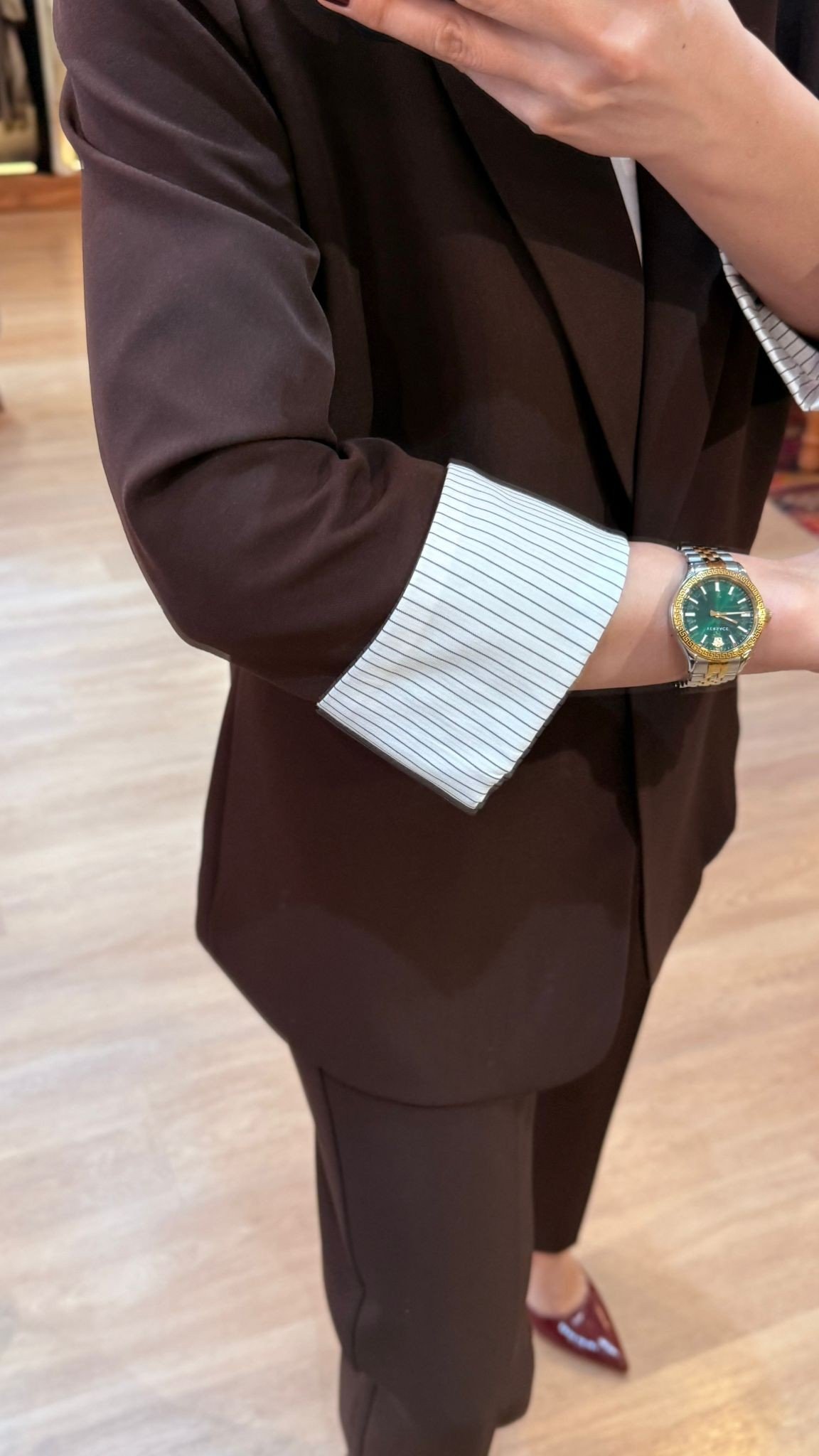 Pantolon Ceket Takım Acı Kahve