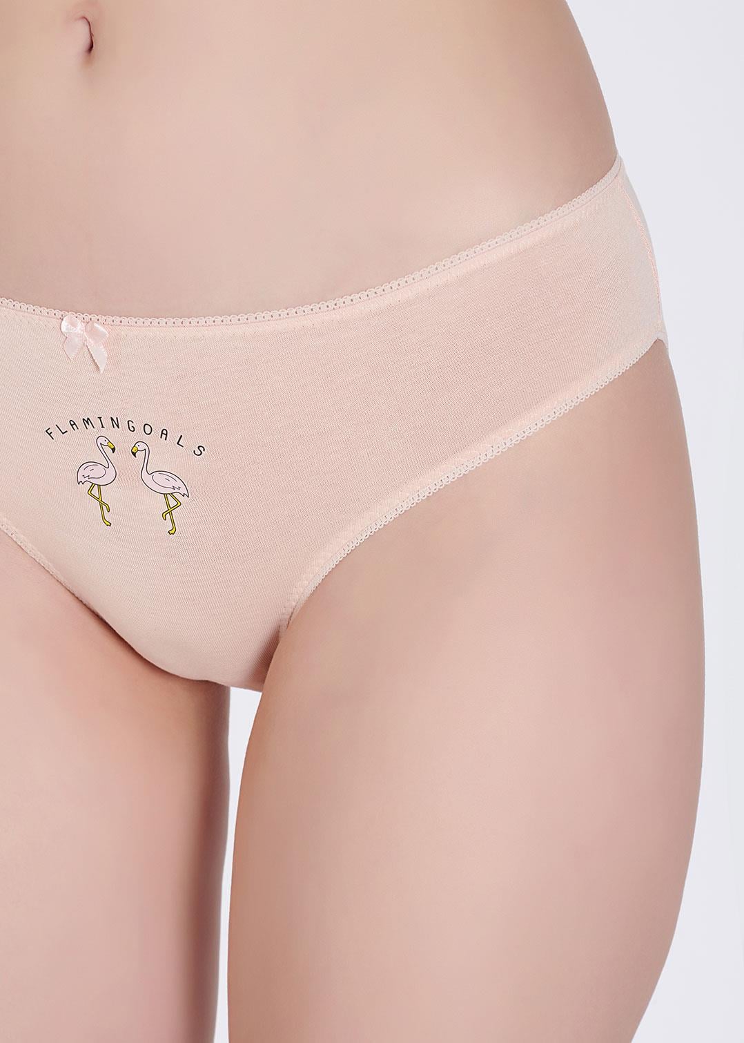  Flamingo Desenli 3'lü Kadın Külot