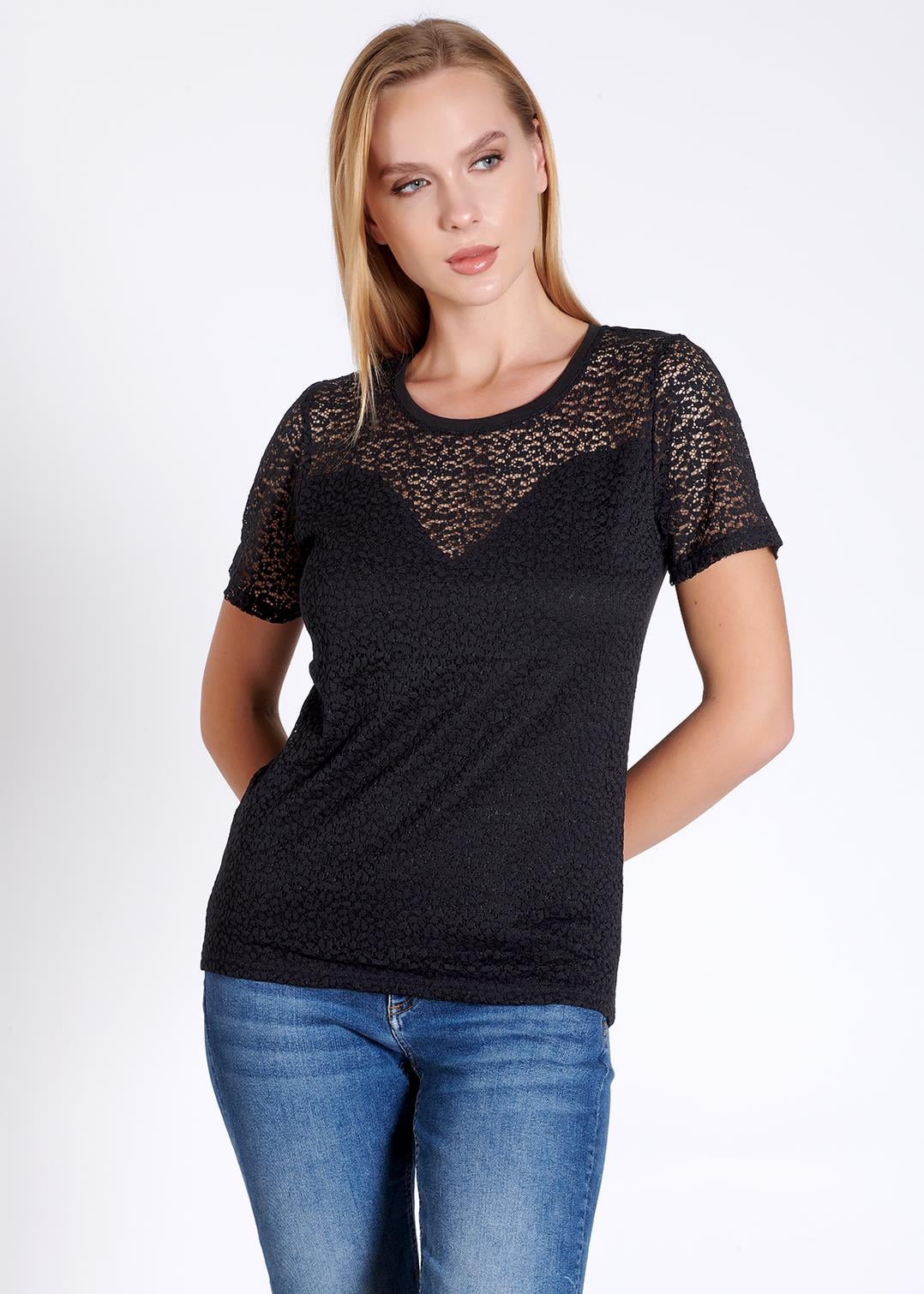 Tamamı Dantel Kadın T-shirt