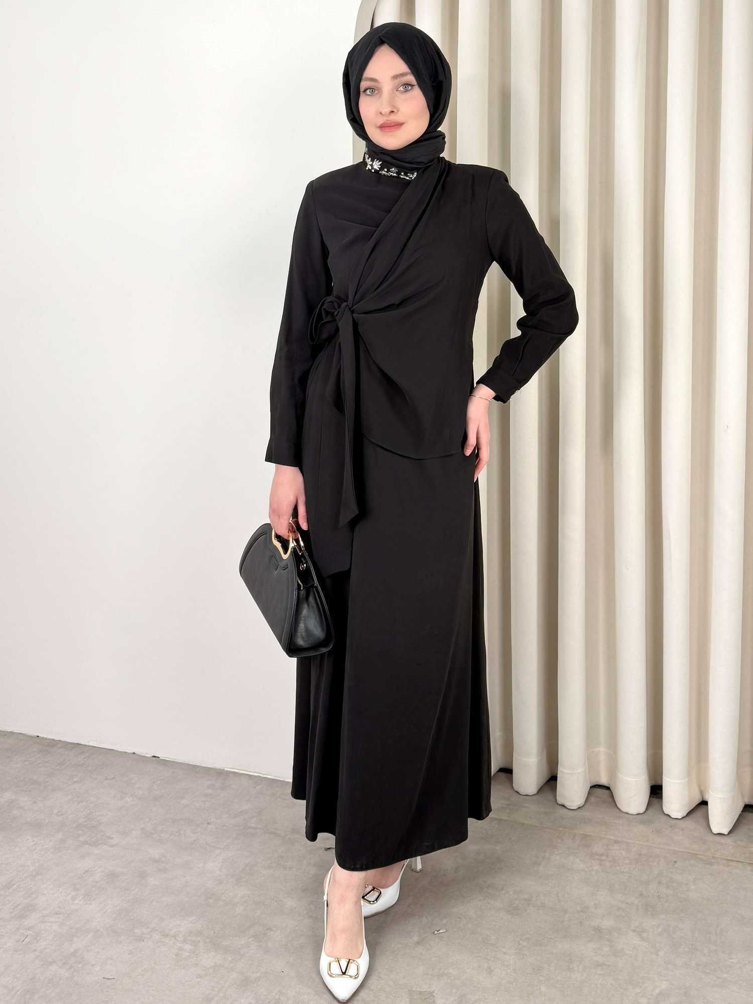ELSA ELBİSE SİYAH