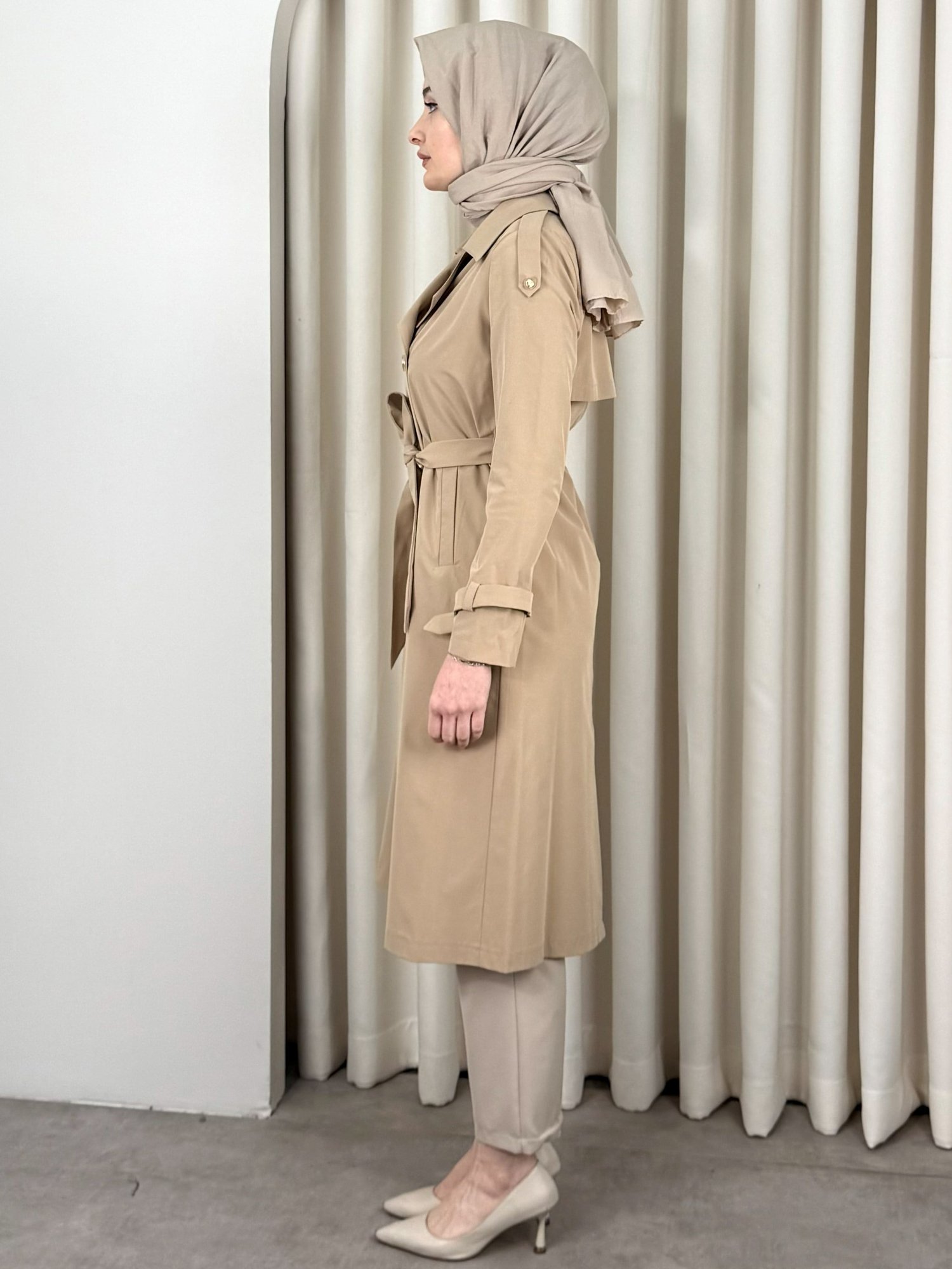 ESİLA TRENCH CAMEL