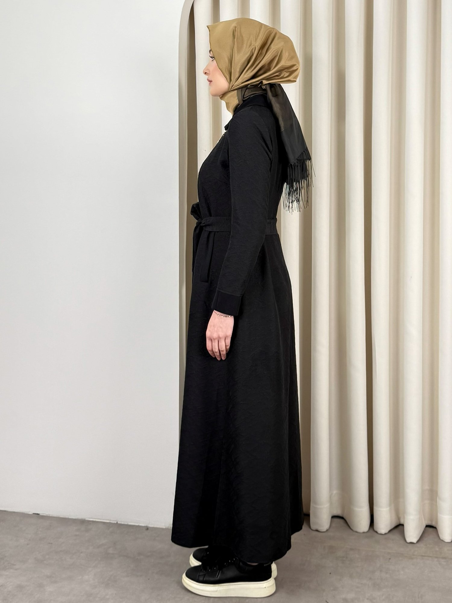 LİSA TRENCH SİYAH