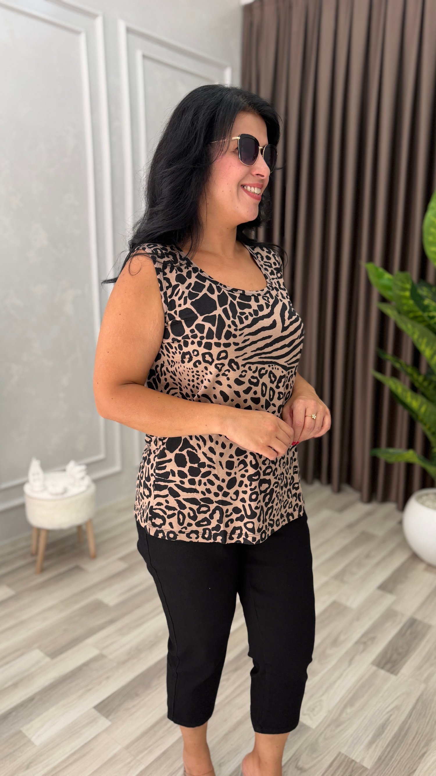 AURA PREMIUM ATLET LEOPAR ASİMETRİK DESEN