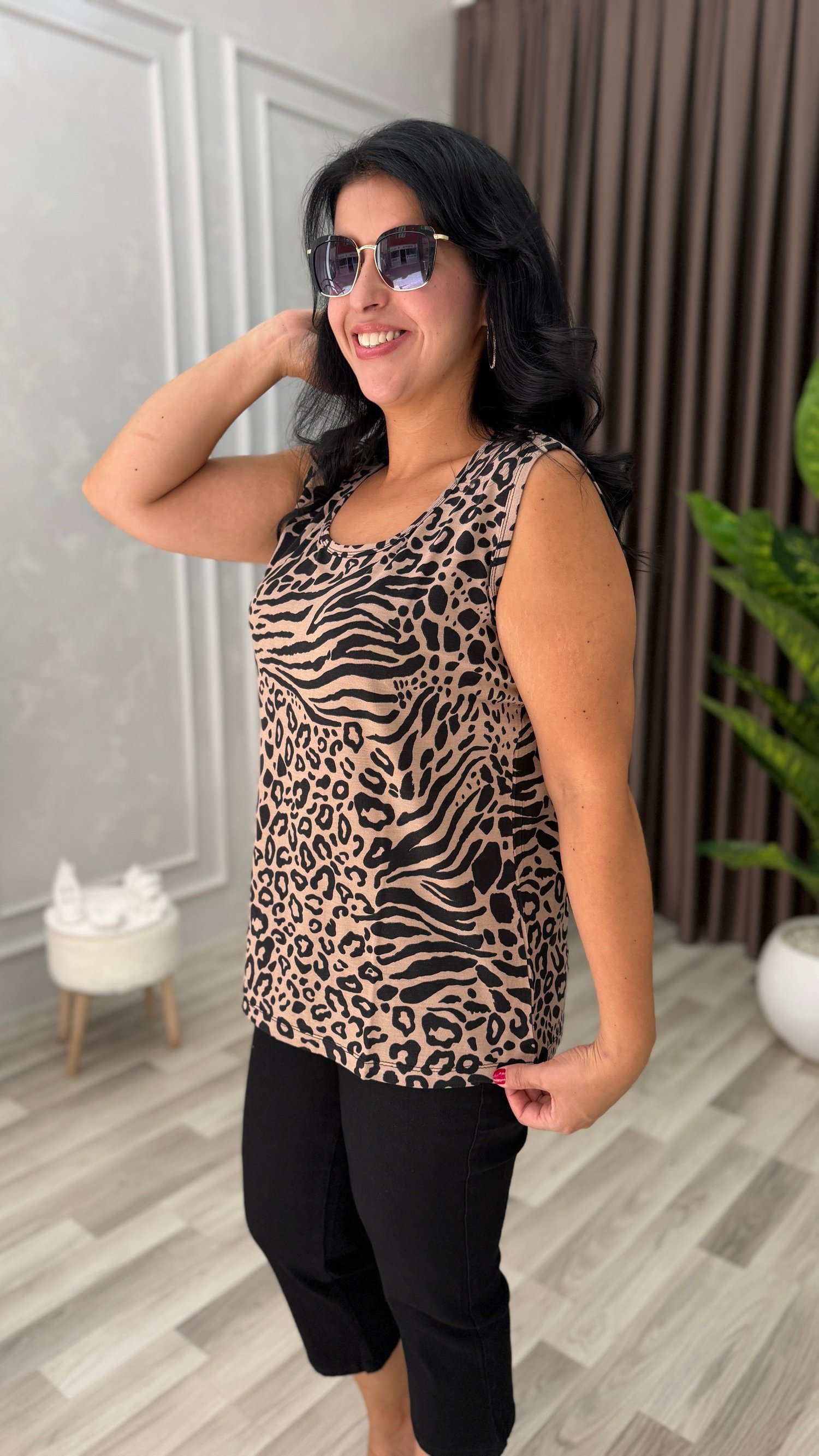 AURA PREMIUM ATLET LEOPAR ASİMETRİK DESEN