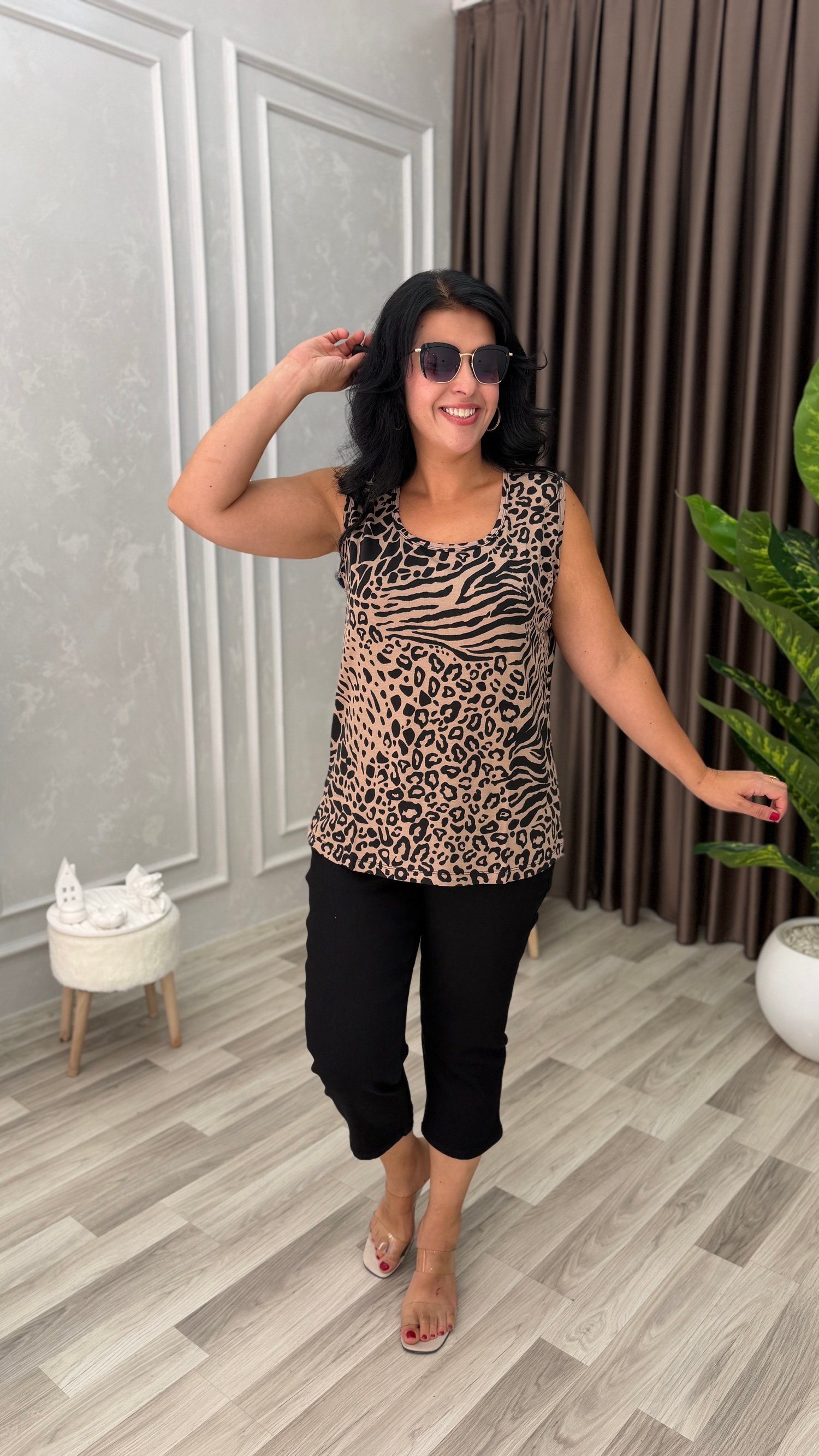 AURA PREMIUM ATLET LEOPAR ASİMETRİK DESEN