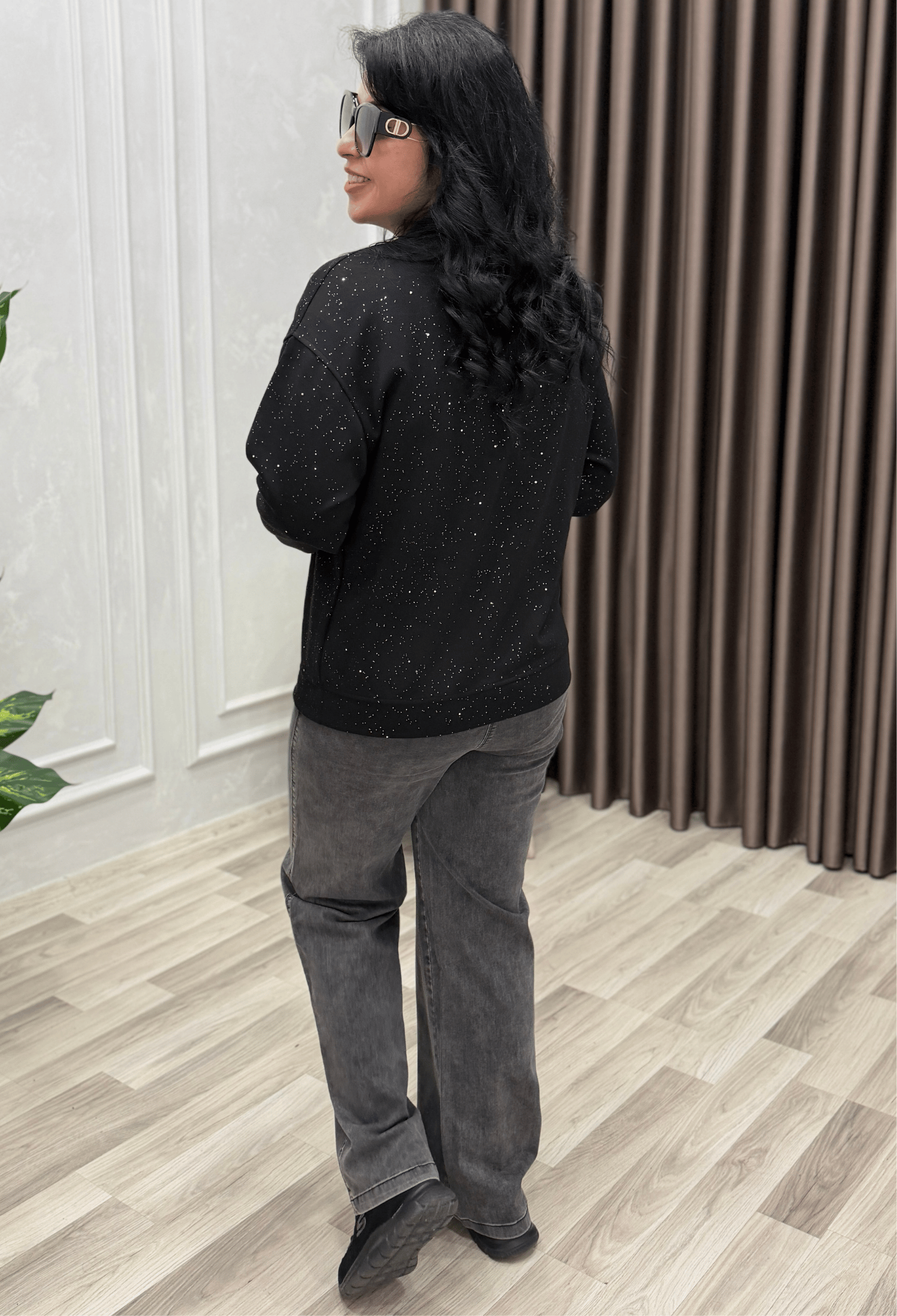 AURA SHIMMER SWEAT SİYAH
