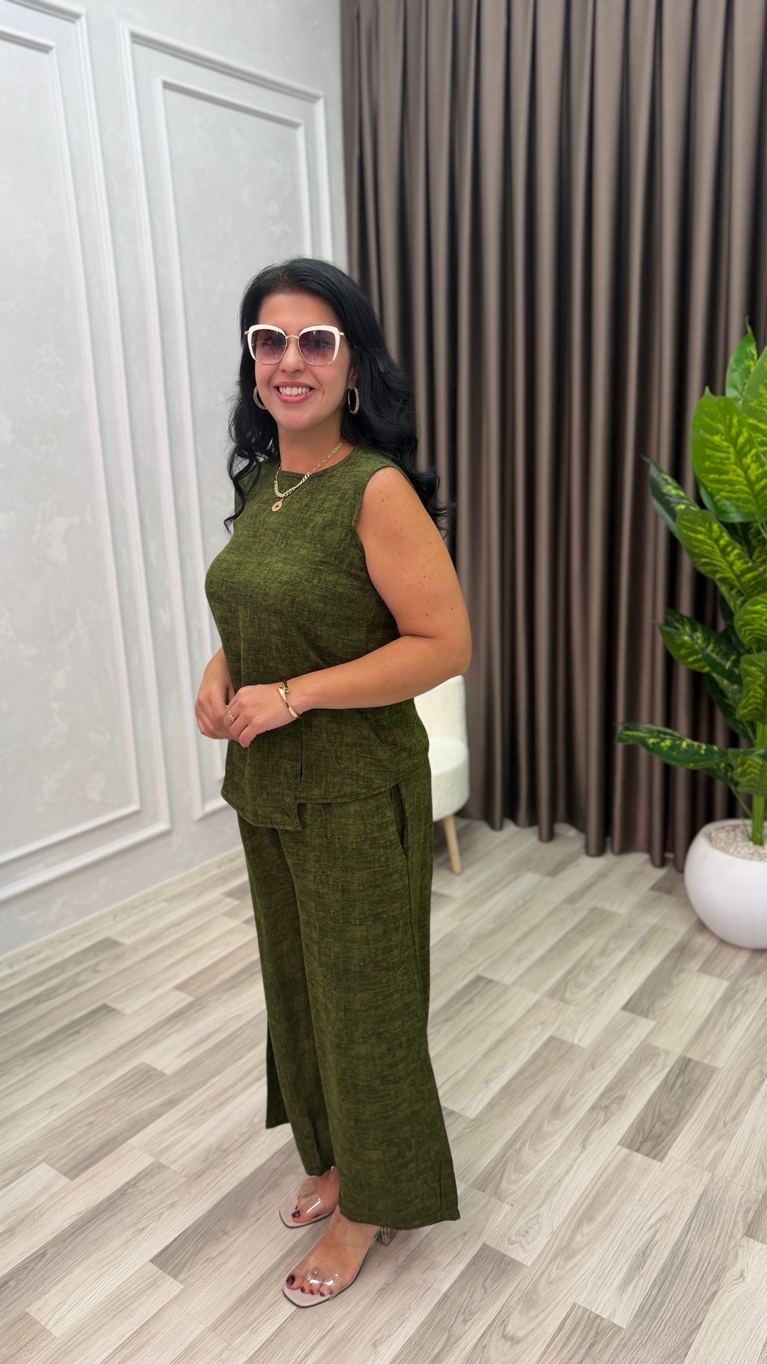 AZURE COMFORT İKİLİ TAKIM HAKİ YEŞİLİ