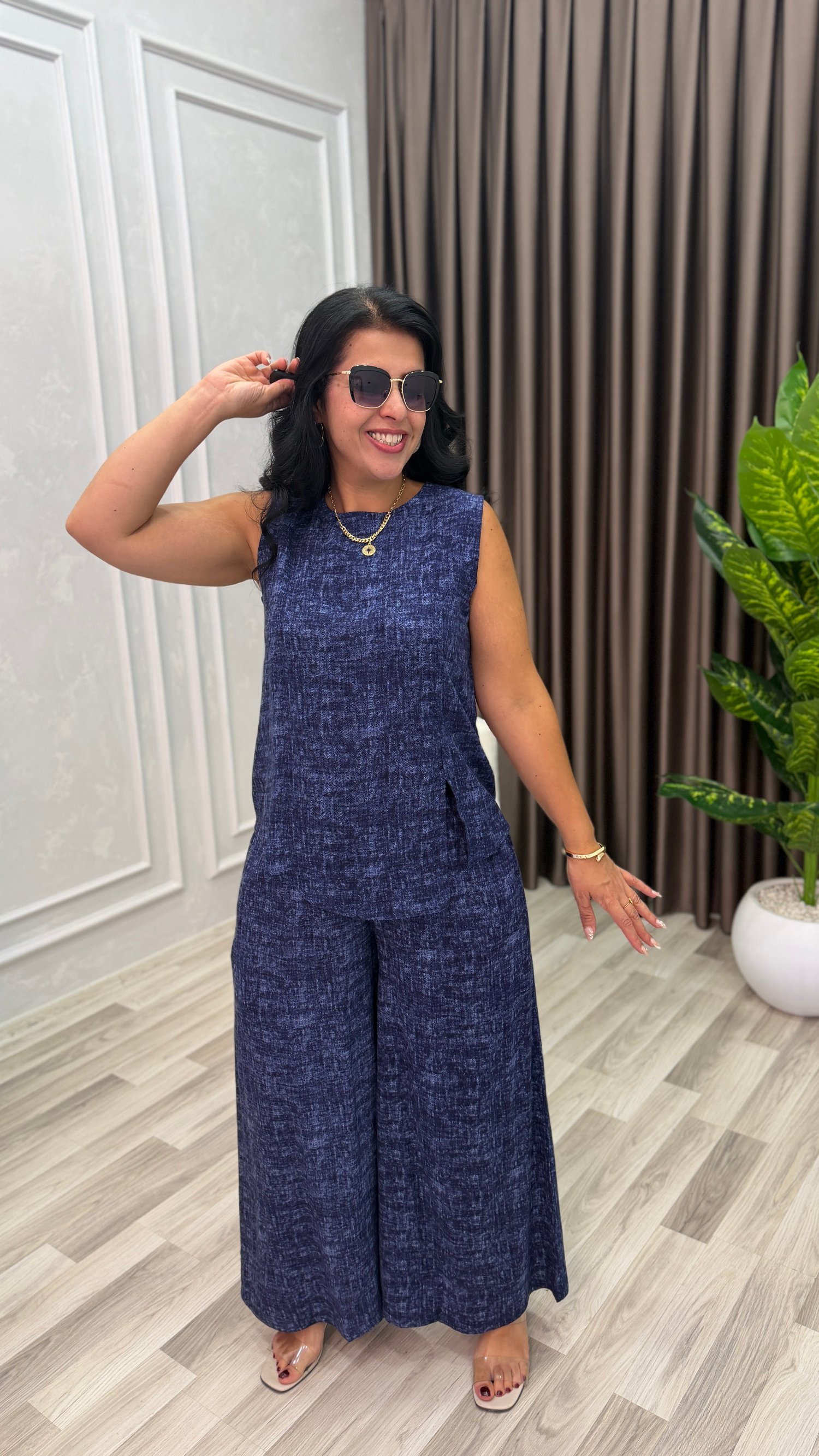AZURE COMFORT İKİLİ TAKIM LACİVERT