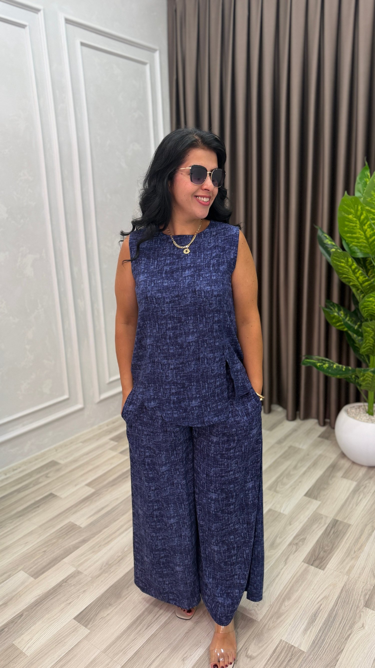 AZURE COMFORT İKİLİ TAKIM LACİVERT