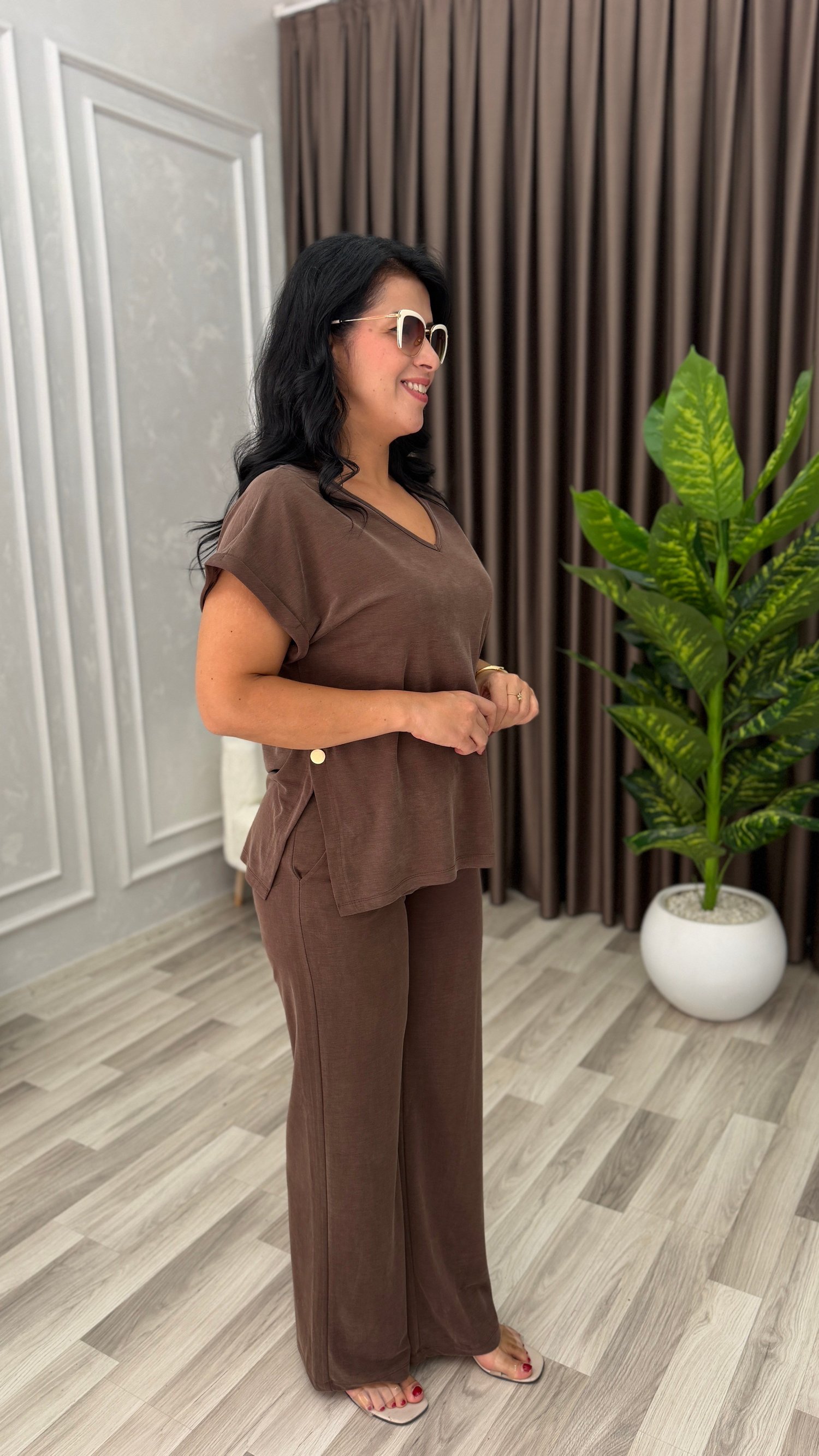 COMFORT DUO PREMIUM TAKIM KAHVERENGİ