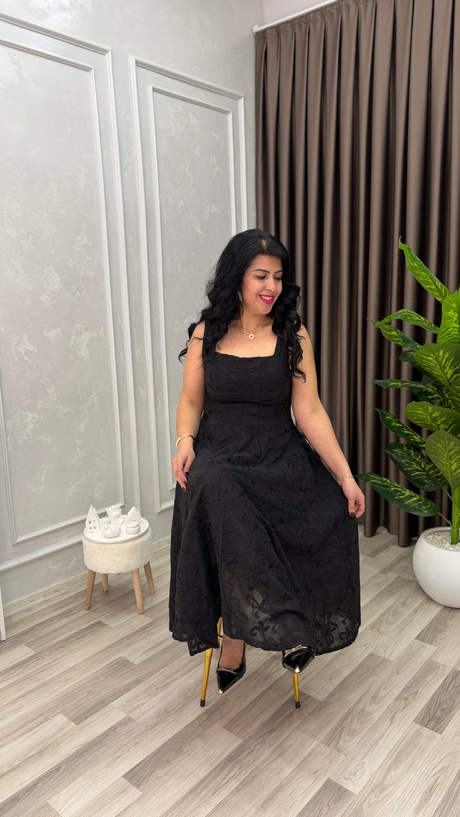 ELEGANCE COMFORT ELBİSE SİYAH