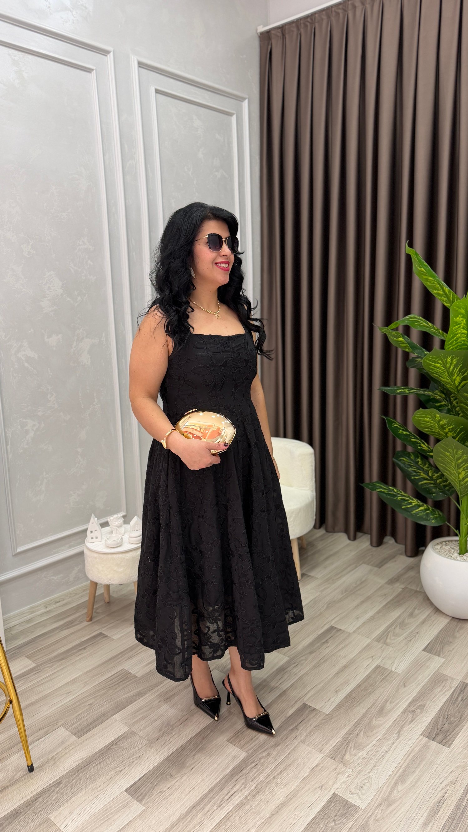 ELEGANCE COMFORT ELBİSE SİYAH