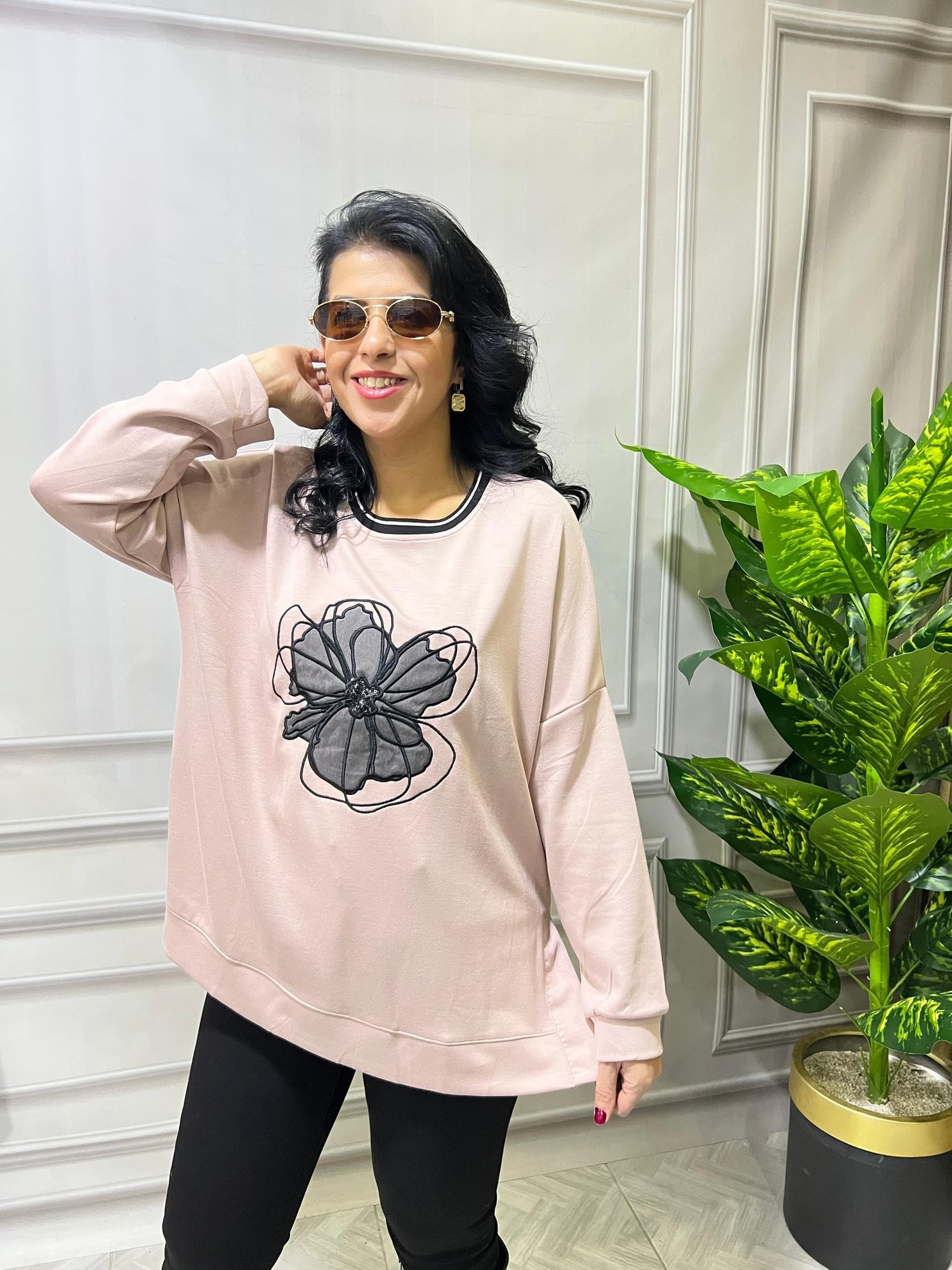 FLORA TOUCH MODAL SWEAT