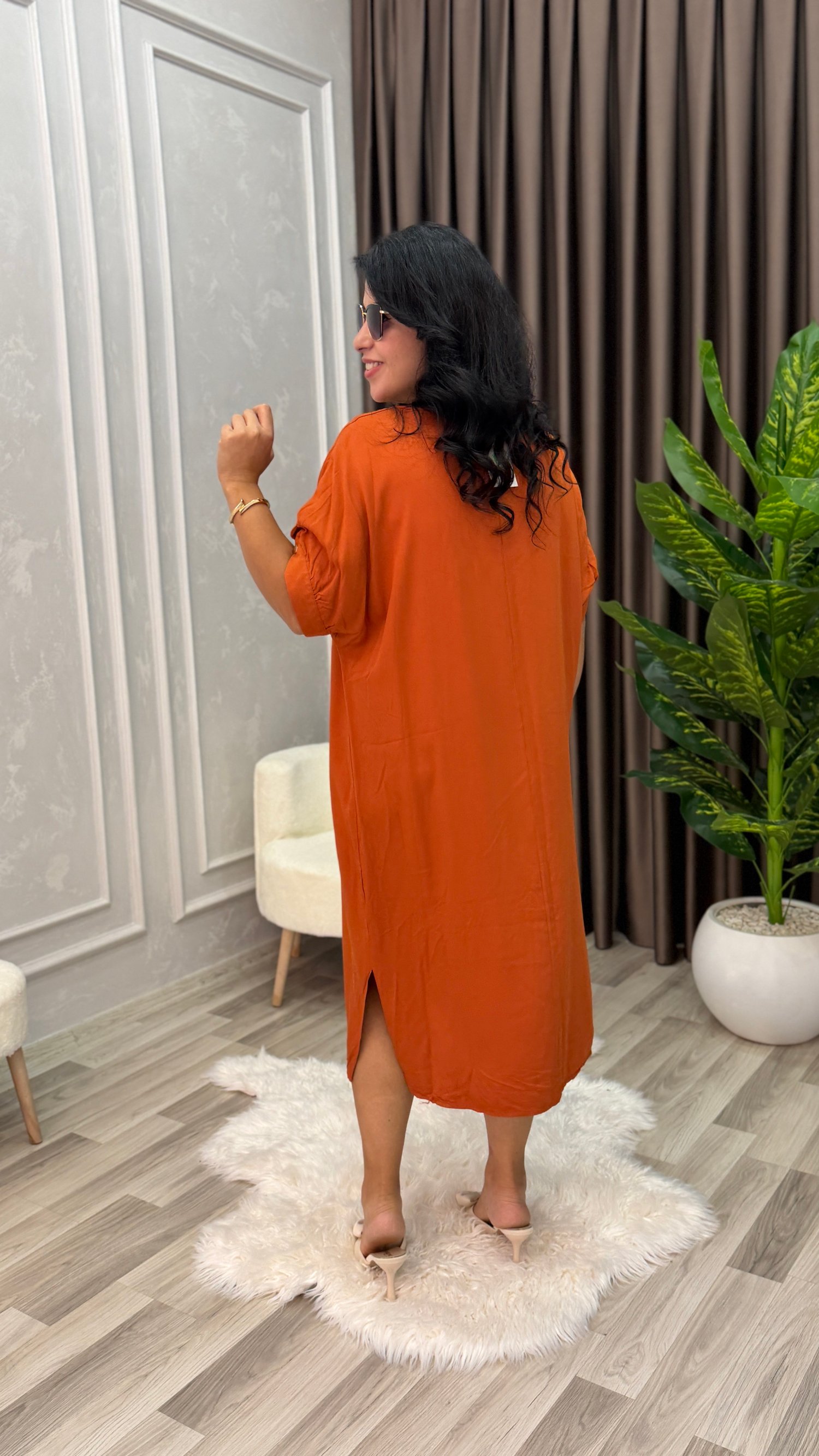 GÜLCE COMFORT ELBİSE TARÇIN