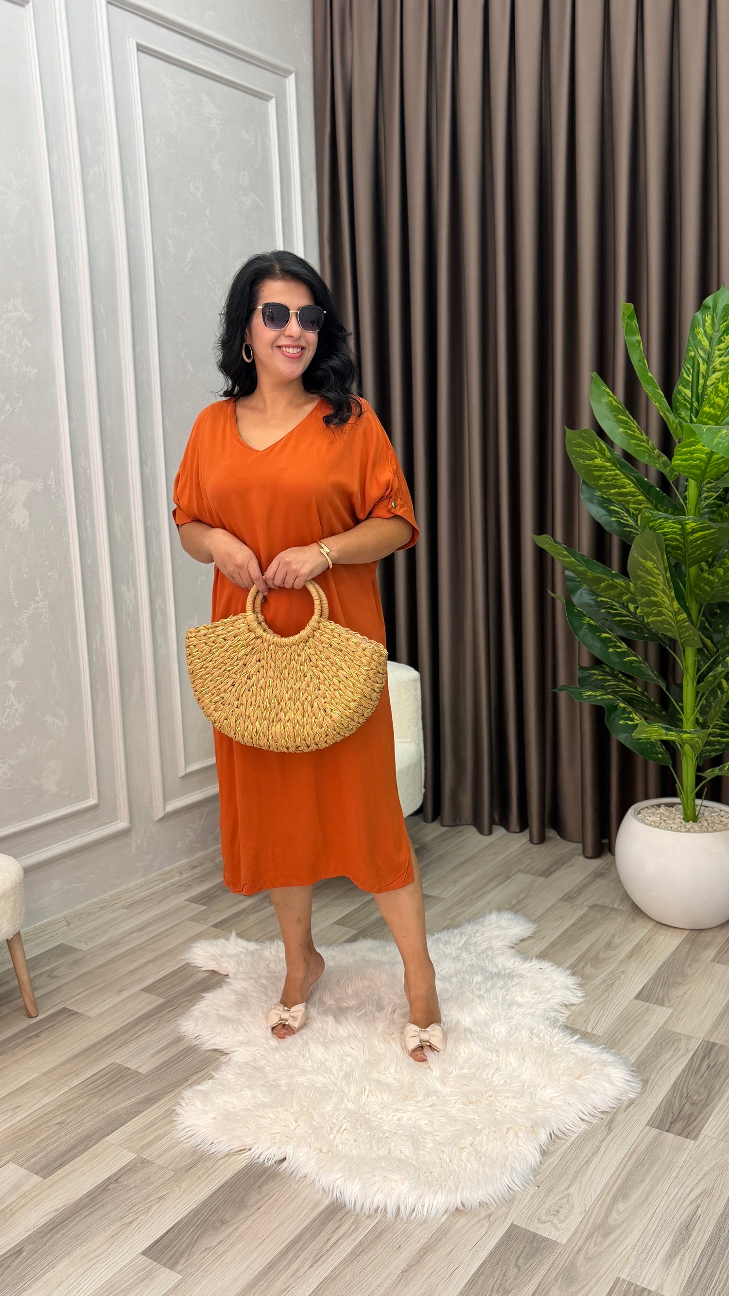 GÜLCE COMFORT ELBİSE TARÇIN
