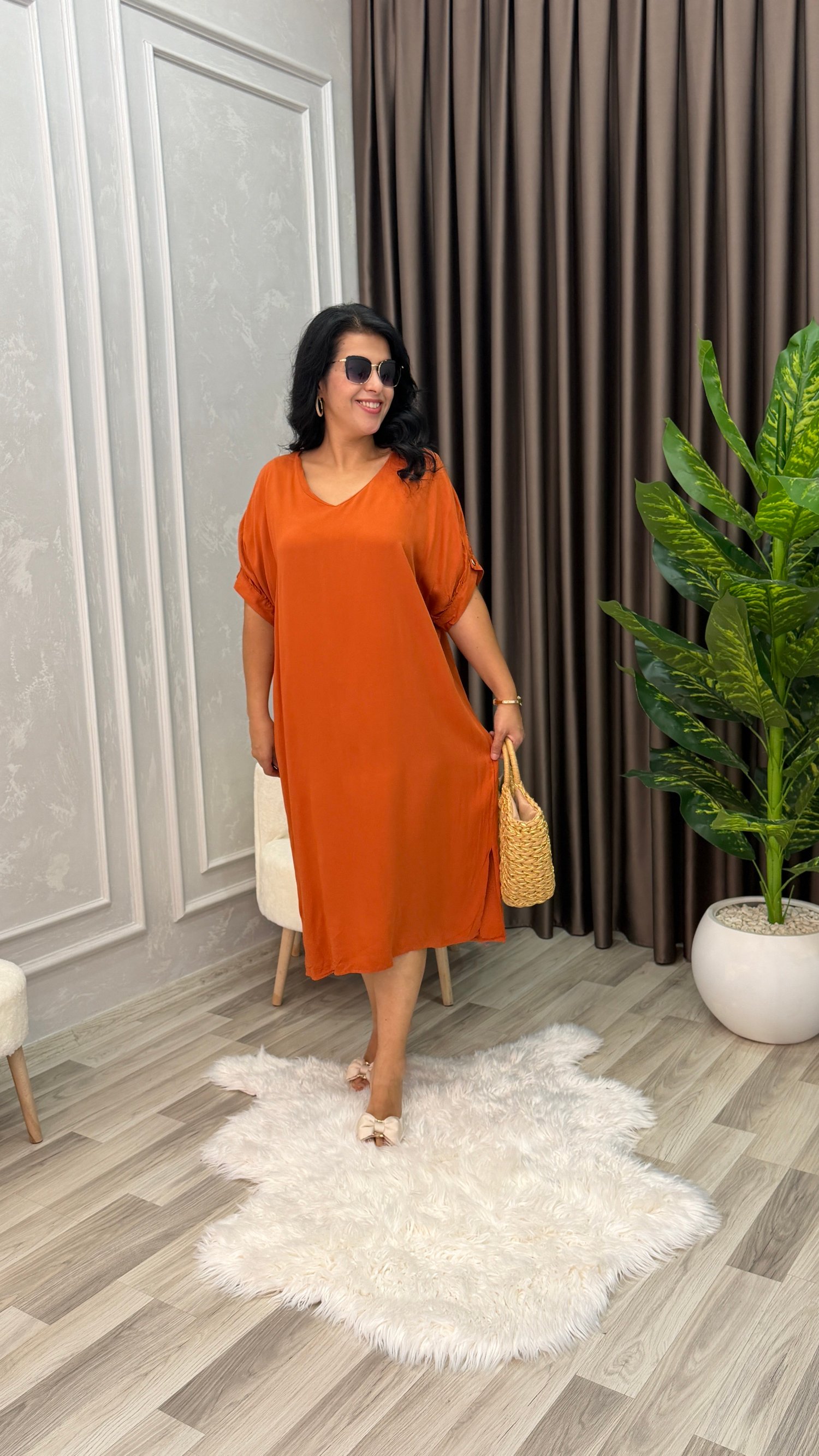 GÜLCE COMFORT ELBİSE TARÇIN