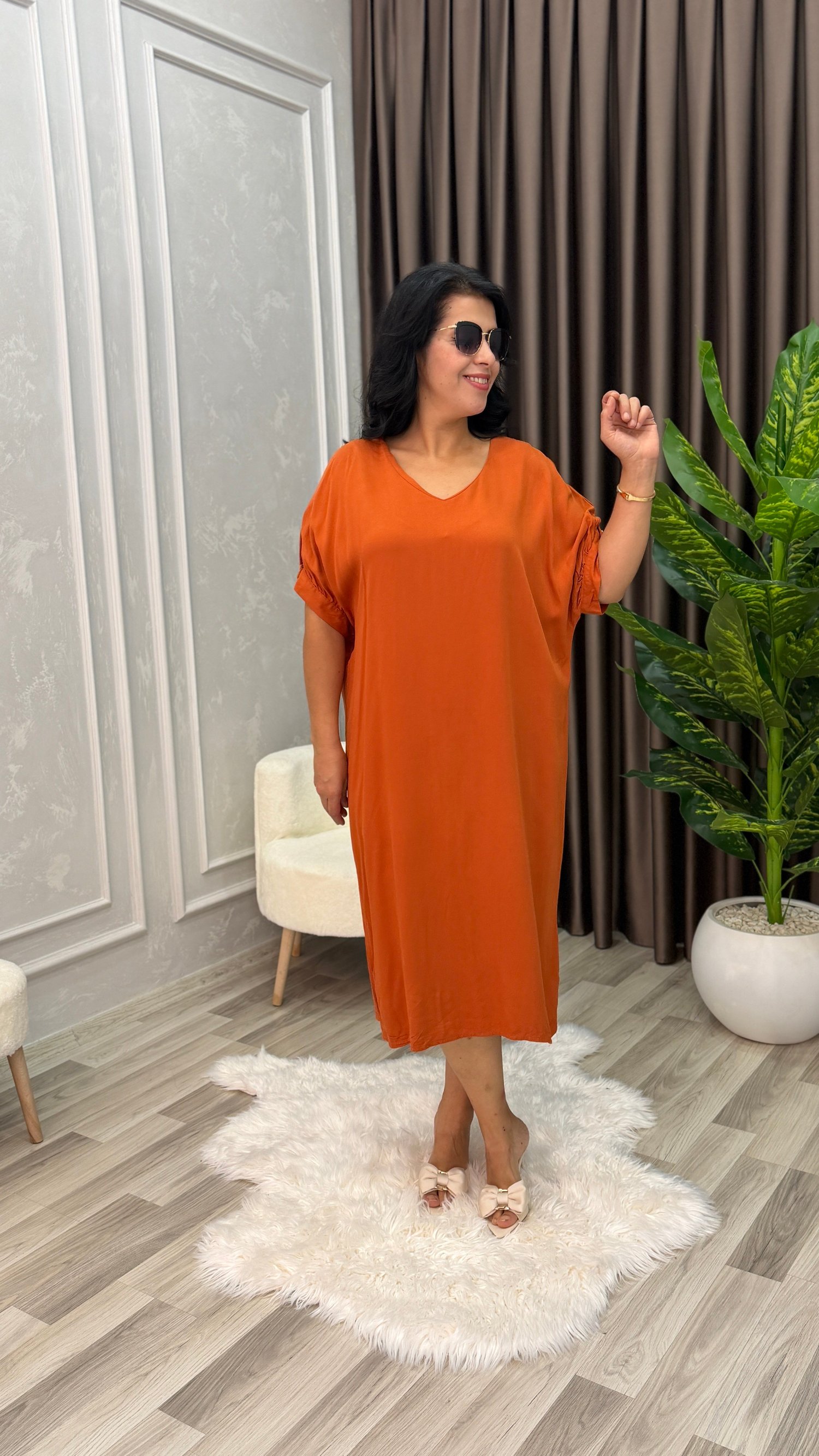 GÜLCE COMFORT ELBİSE TARÇIN