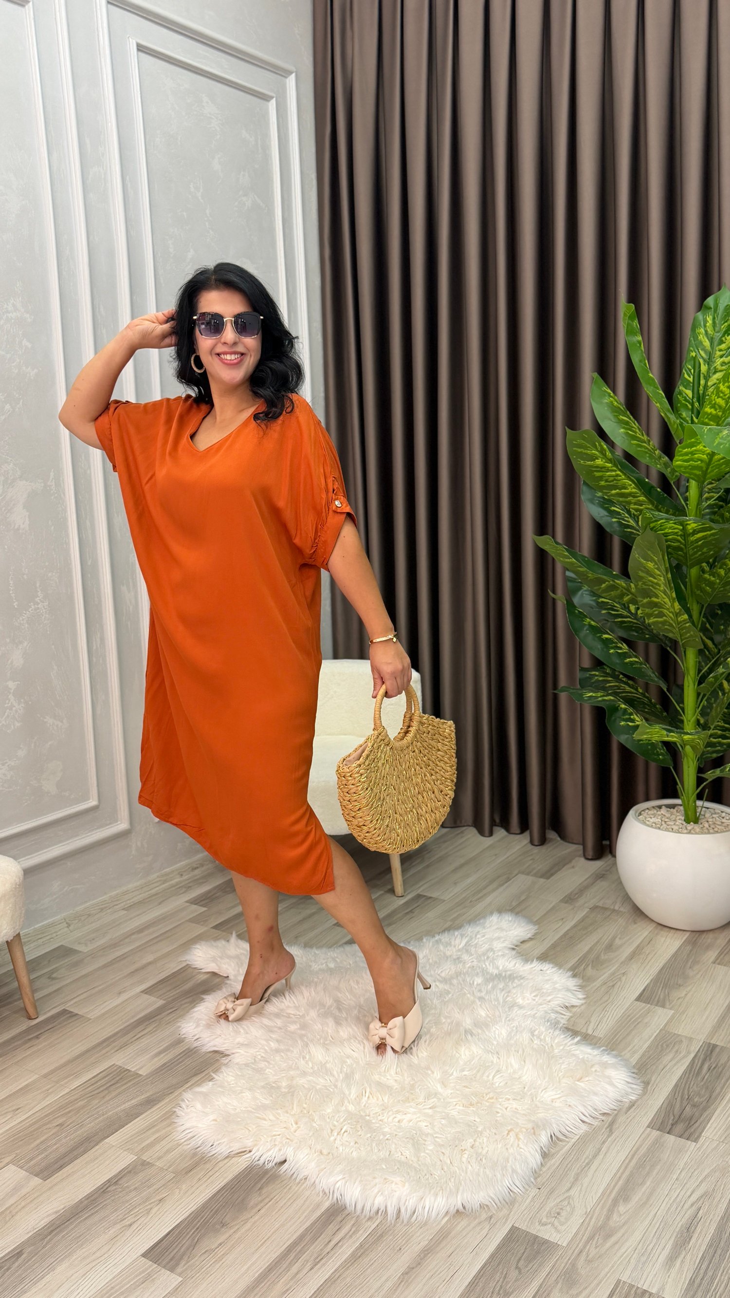 GÜLCE COMFORT ELBİSE TARÇIN