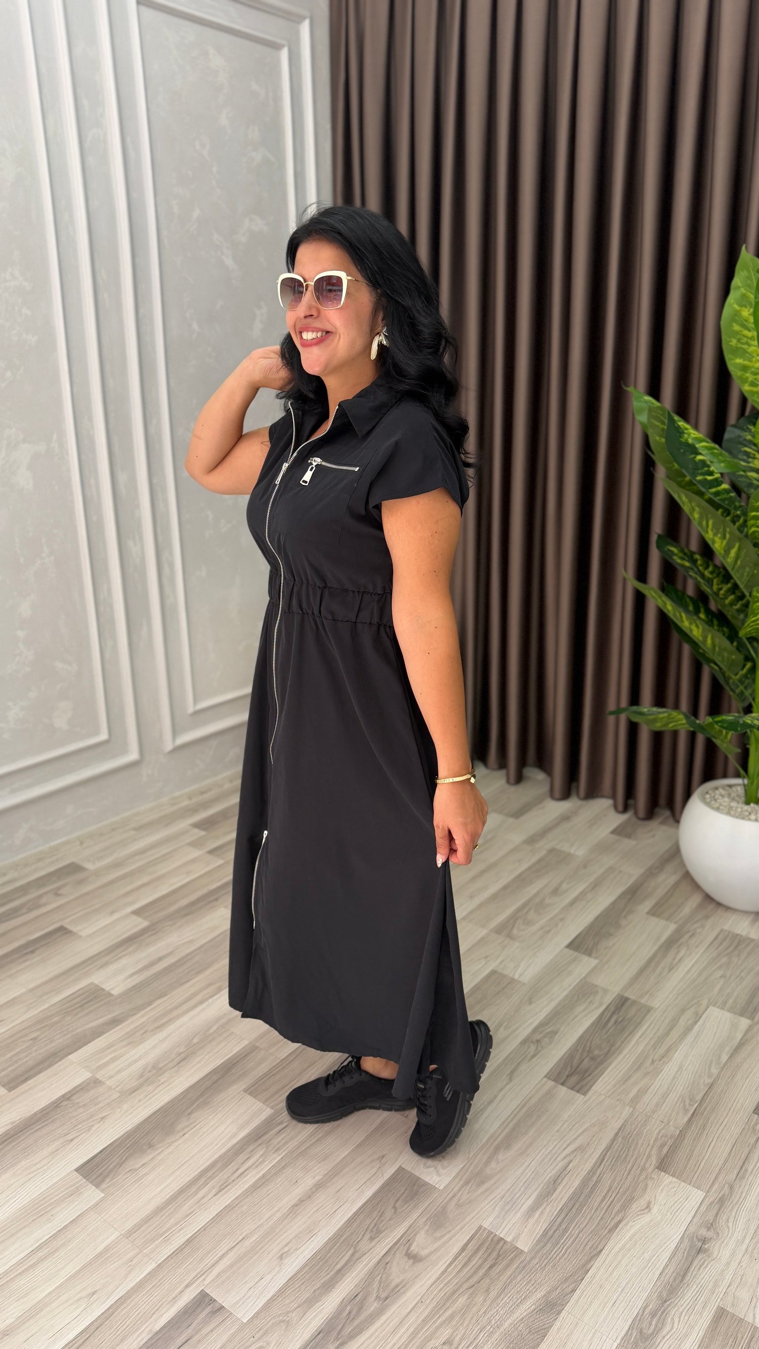 LAGUNA STYLE ELBİSE SİYAH