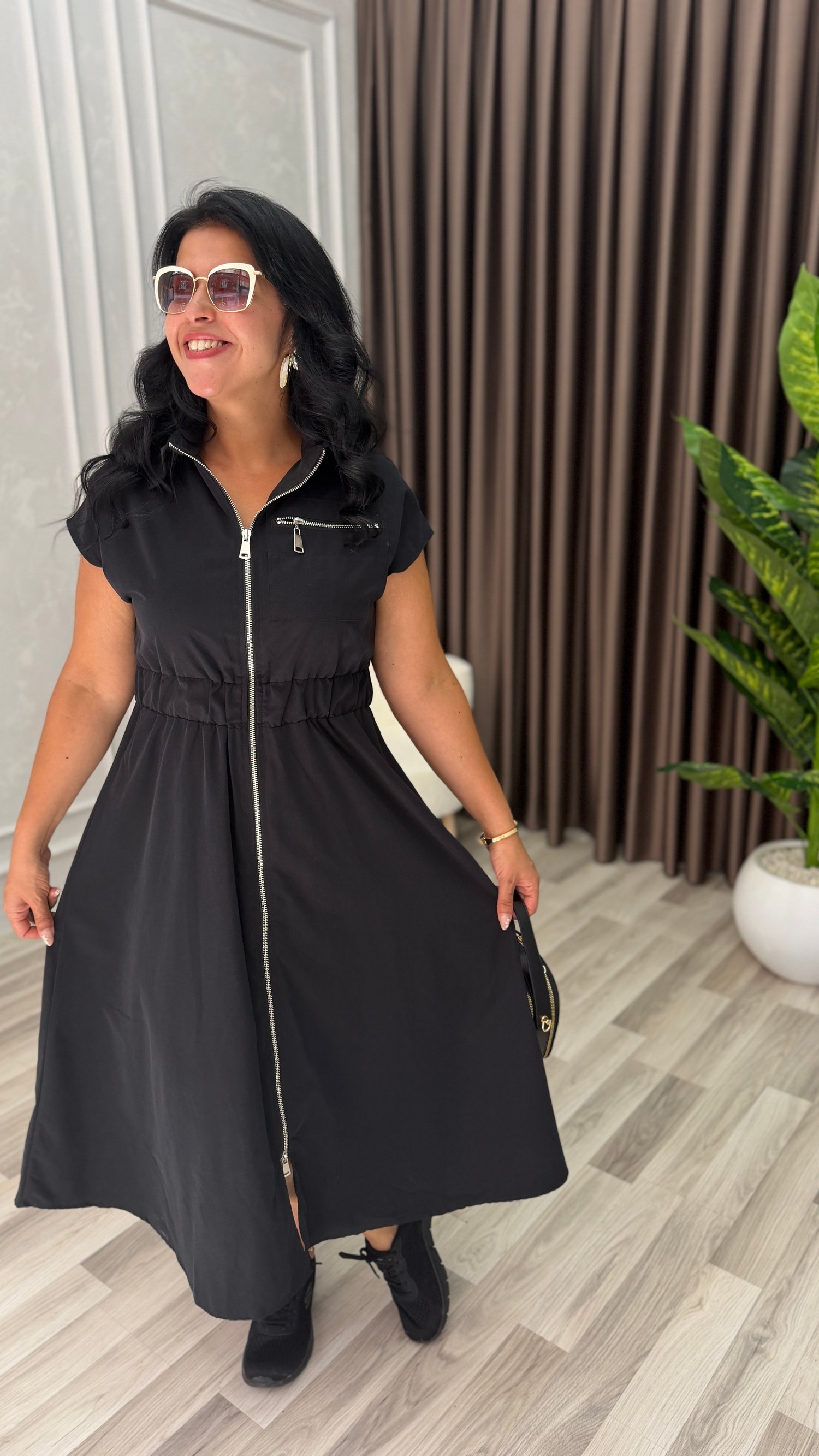 LAGUNA STYLE ELBİSE SİYAH