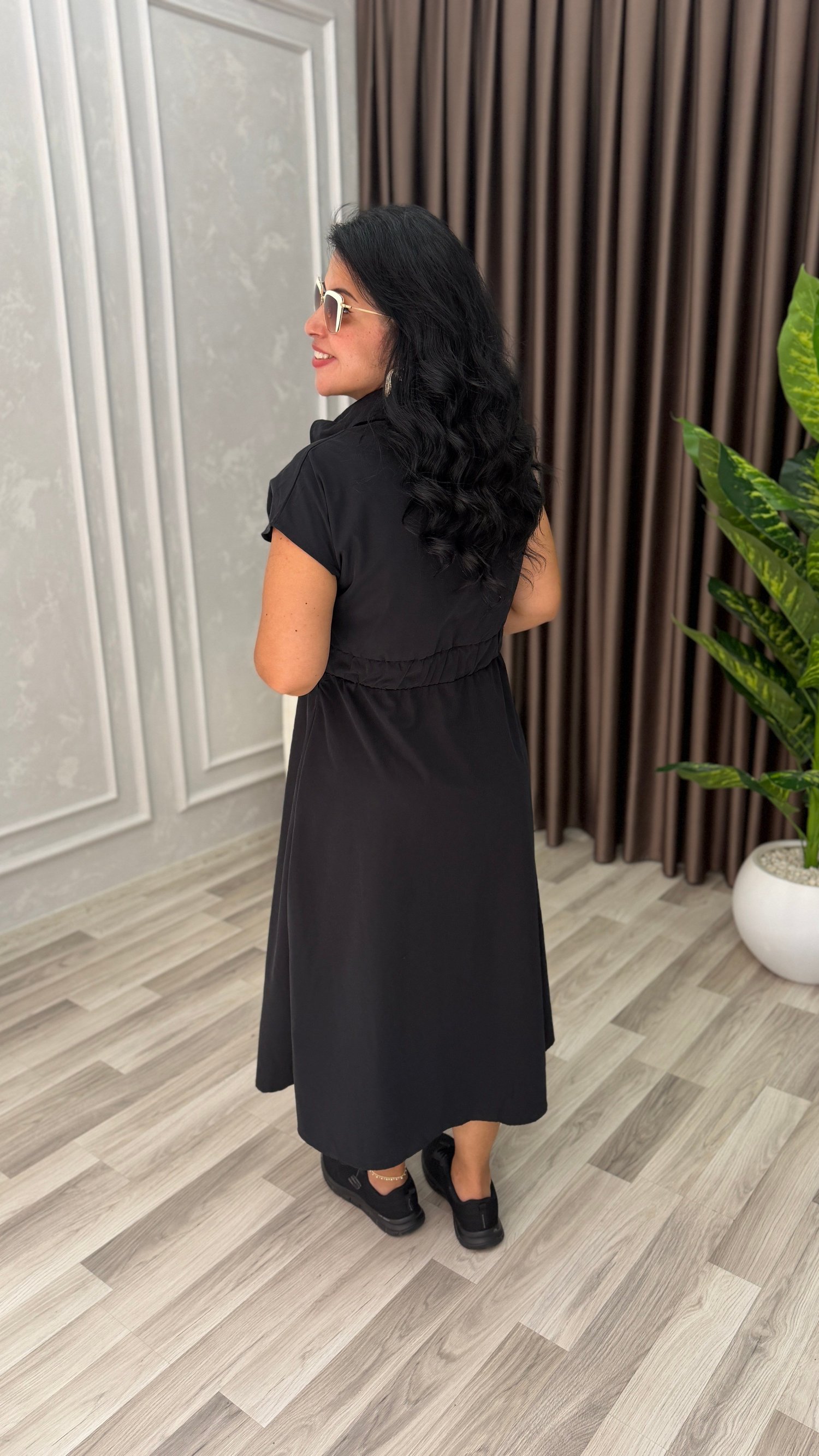 LAGUNA STYLE ELBİSE SİYAH