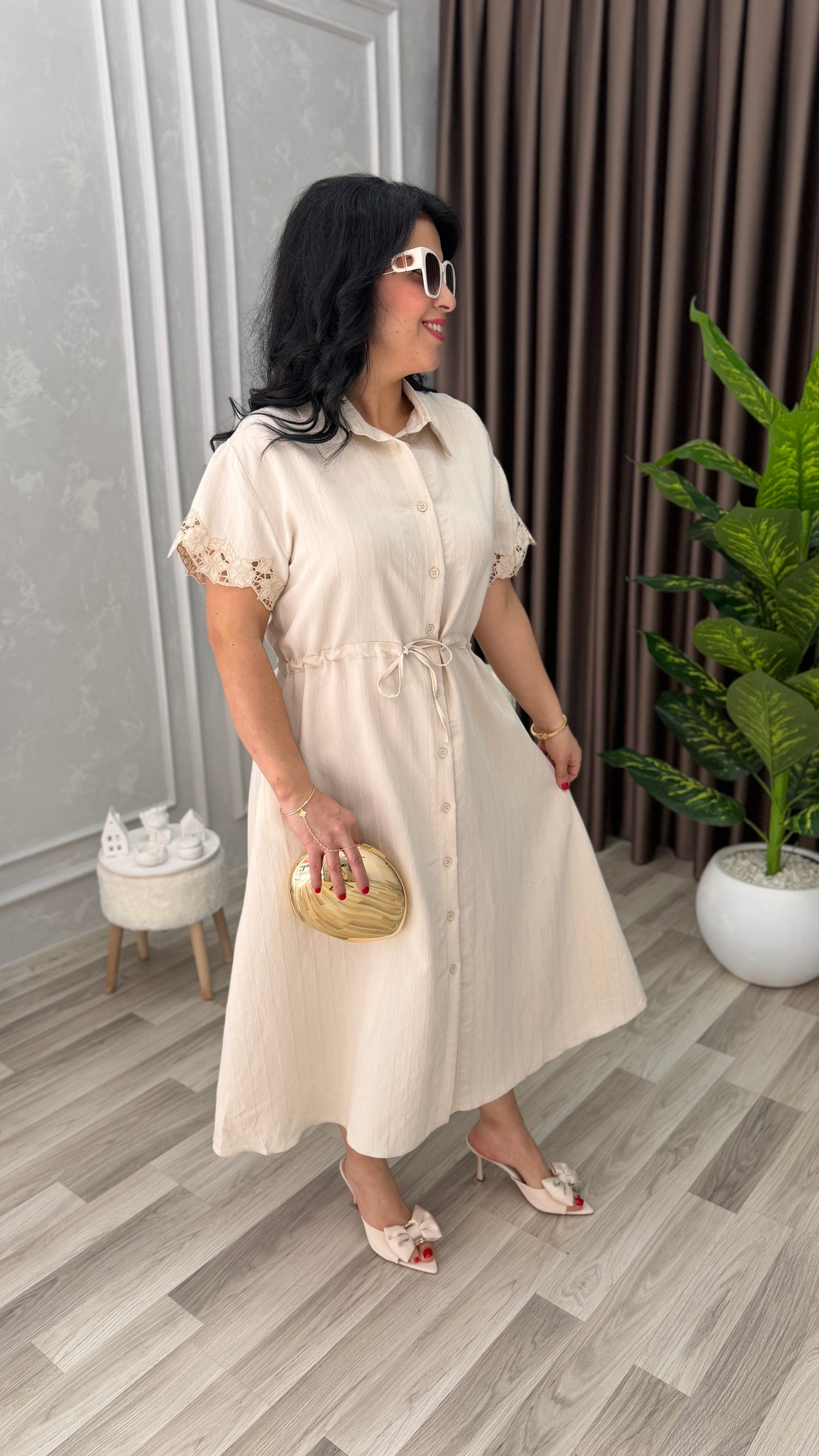 LATTE CHIC ELBİSE KREM