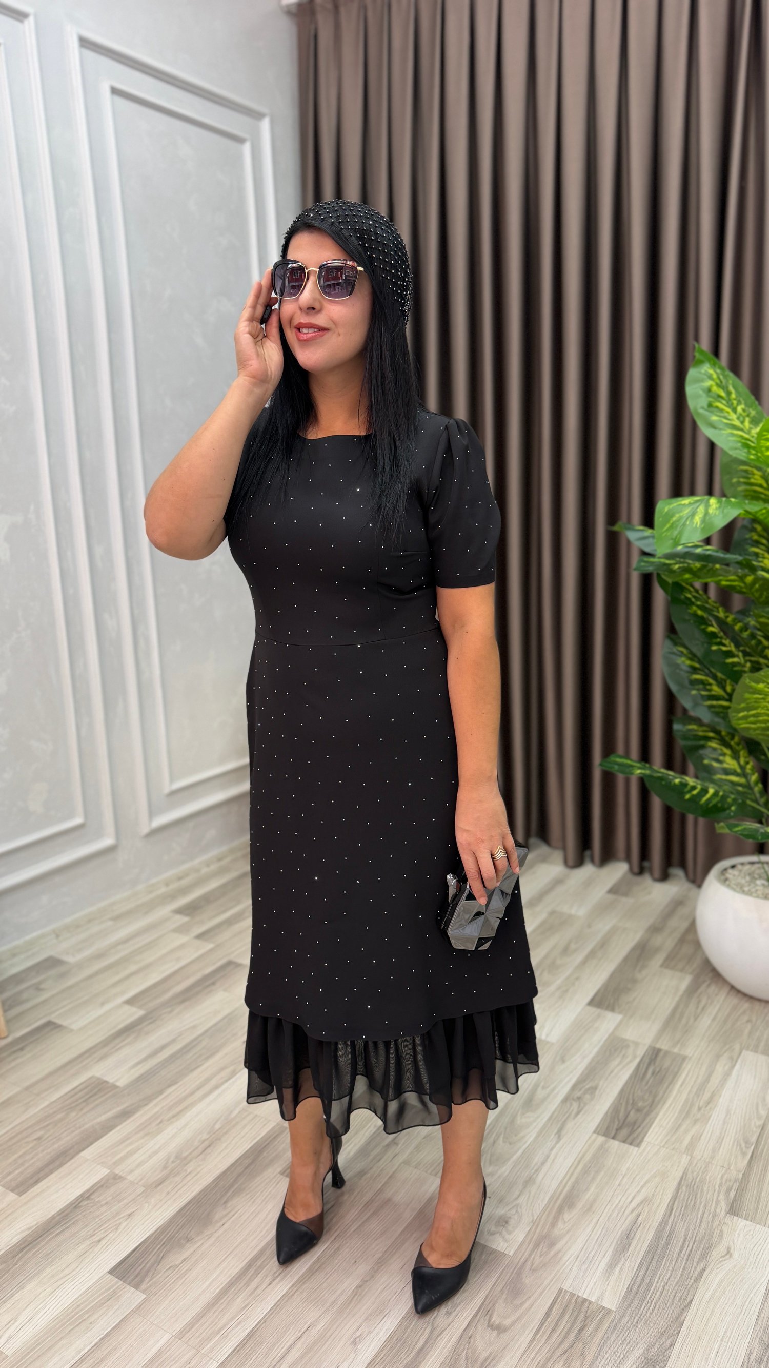 LAVERA COMFORT ELBİSE SİYAH